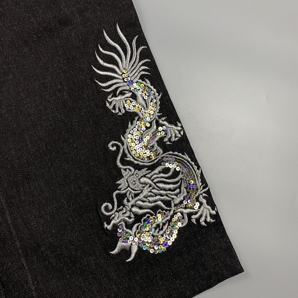 Vivienne Tam Vivienne Tam Bootcut Dragon Embroidered with Sequins Size 28" / US 6 / IT 42 - 10 Thumbnail