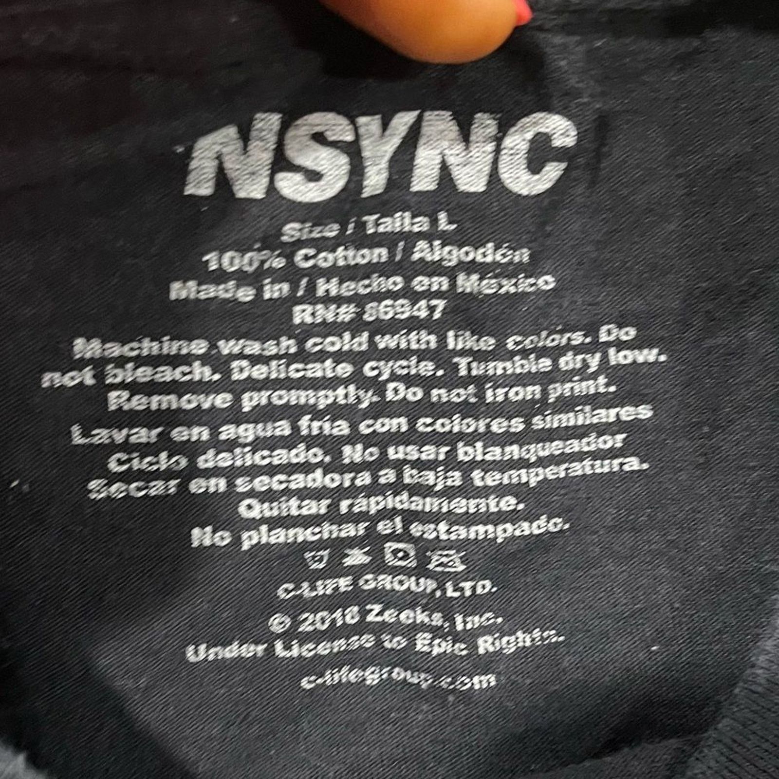 Vintage NSYNC Cropped Top Short Sleeve Crewneck Logo Print Size L Size L / US 10 / IT 46 - 3 Thumbnail