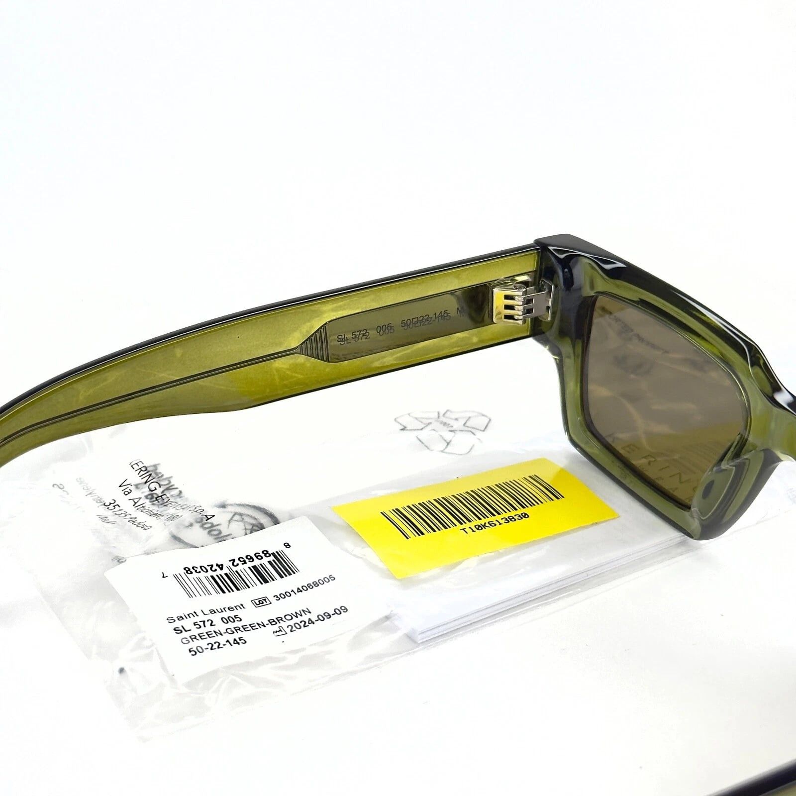 Yves Saint Laurent SAINT LAURENT Naked Wirecore SL 572 SL572 005 Sunglasses Size ONE SIZE - 6 Thumbnail