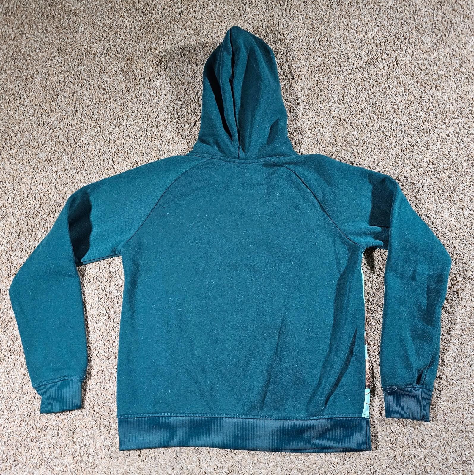 Realtree Realtree Hoodie Mens S Blue Green Camo Sweatshirt Outdoor Size US S / EU 44-46 / 1 - 7 Thumbnail
