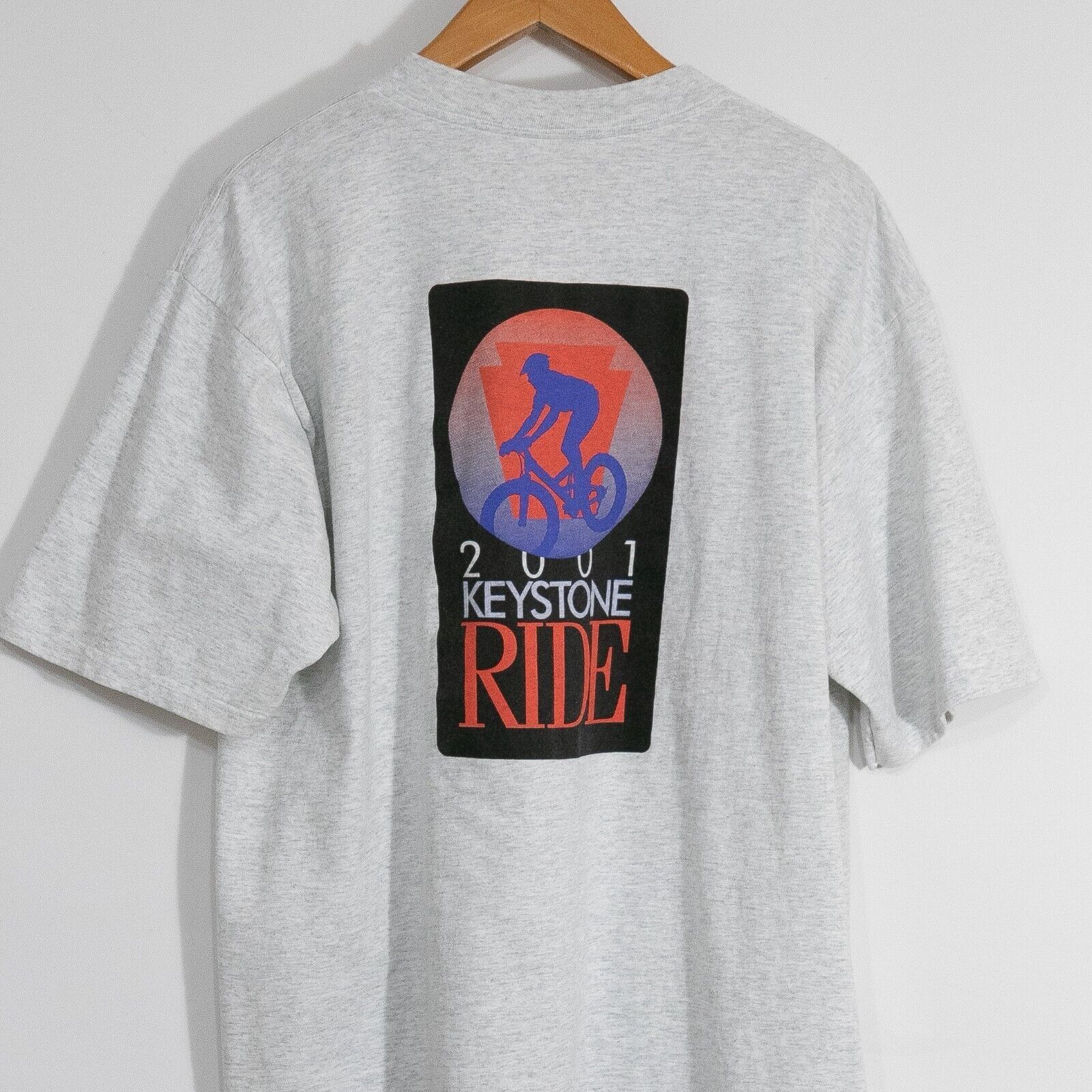 Vintage Vintage Keystone Ride Cycling T Shirt XL - Pennsylvania USA Size US XL / EU 56 / 4 - 2 Thumbnail