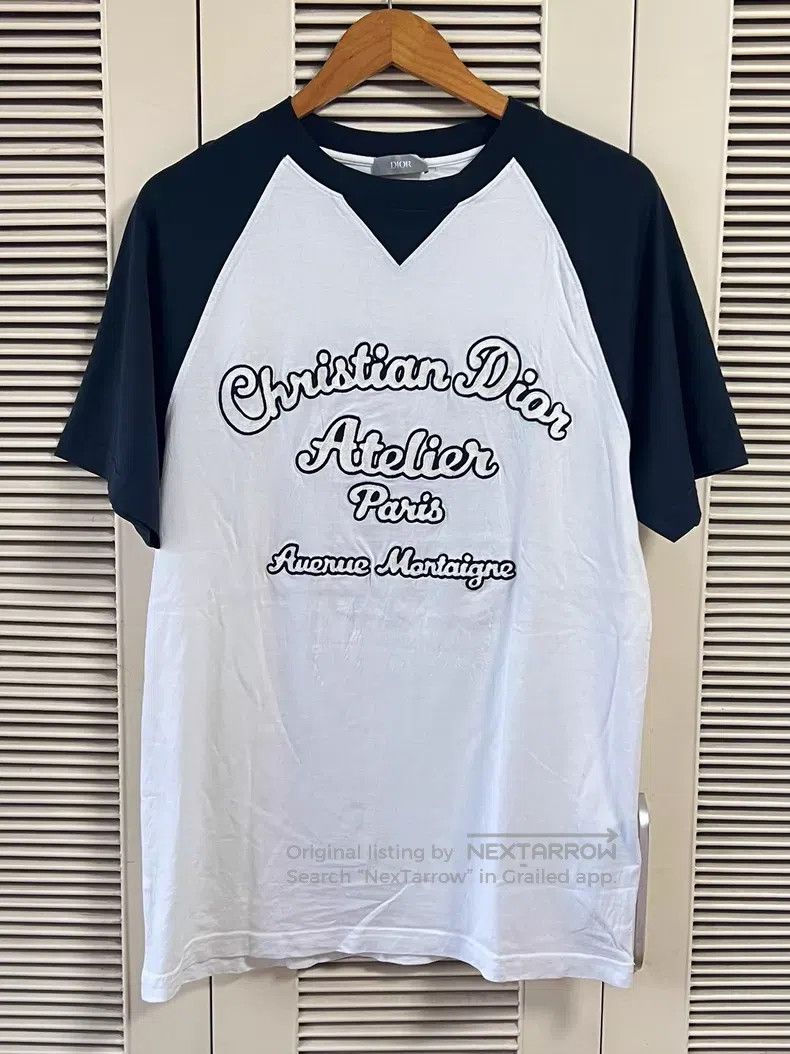 Dior Dior Atelier Paris black and white color block slogan shor Size US XS / EU 42 / 0 - 1 Thumbnail