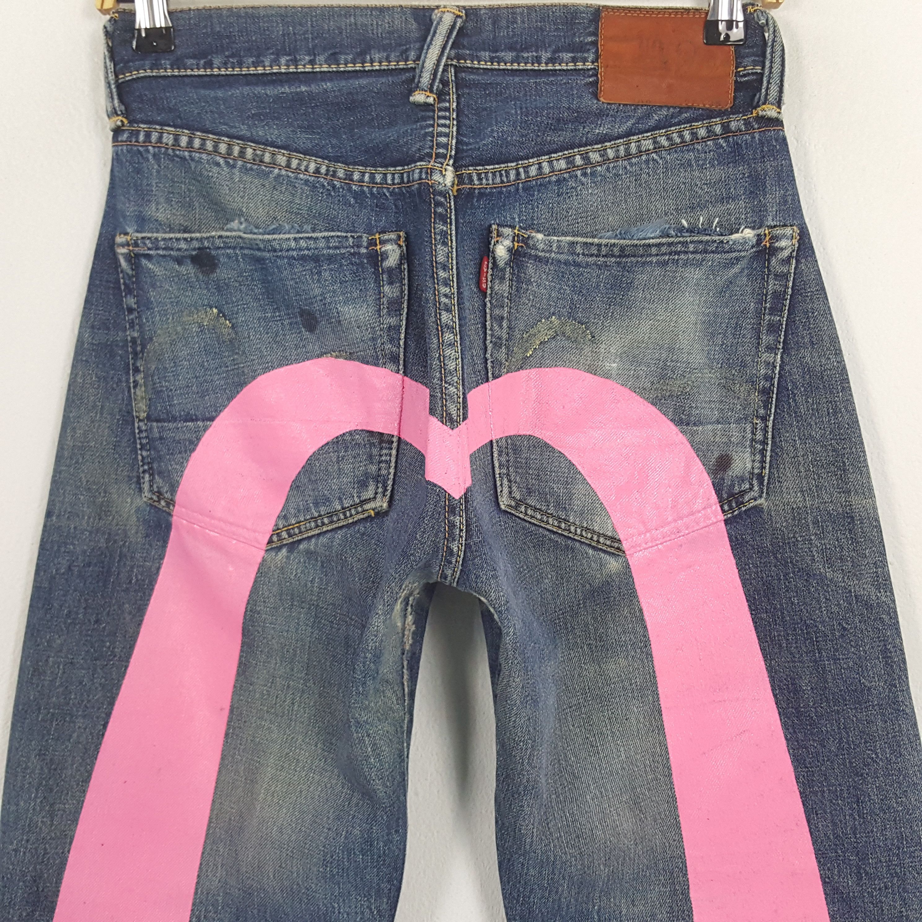 Evisu × Japanese Brand × Vintage Vintage Evisu Japanese Brand Daicock Custom Art Denim Jeans Size US 26 / EU 42 - 2 Thumbnail