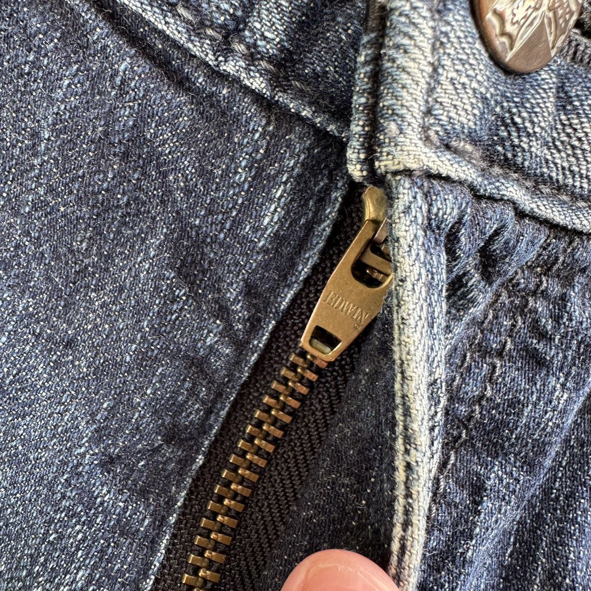 Edwin × Jean × Vintage Vintage Edwin Distressed Faded Denim Jean Pant W30 Size US 30 / EU 46 - 5 Thumbnail
