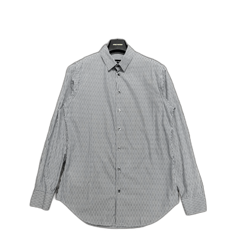 Emporio Armani Giorgio Armani Striped Long Sleeve Shirt-yf Size US L / EU 52-54 / 3 - 1 Thumbnail