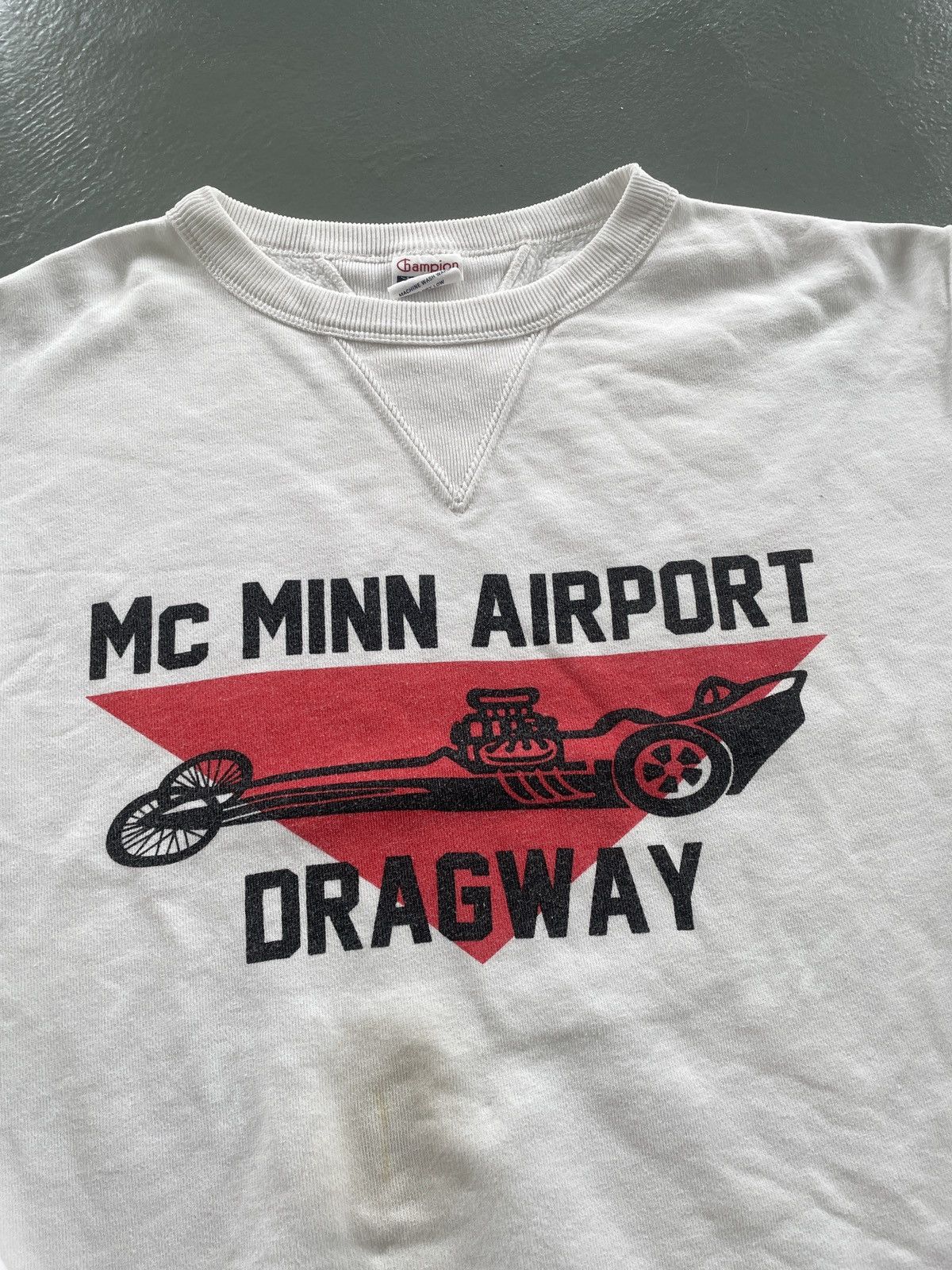 Champion × Vintage VINTAGE CHAMPION MCMINN AIRPORT DRAGWAY CREWNECK Size US L / EU 52-54 / 3 - 2 Thumbnail