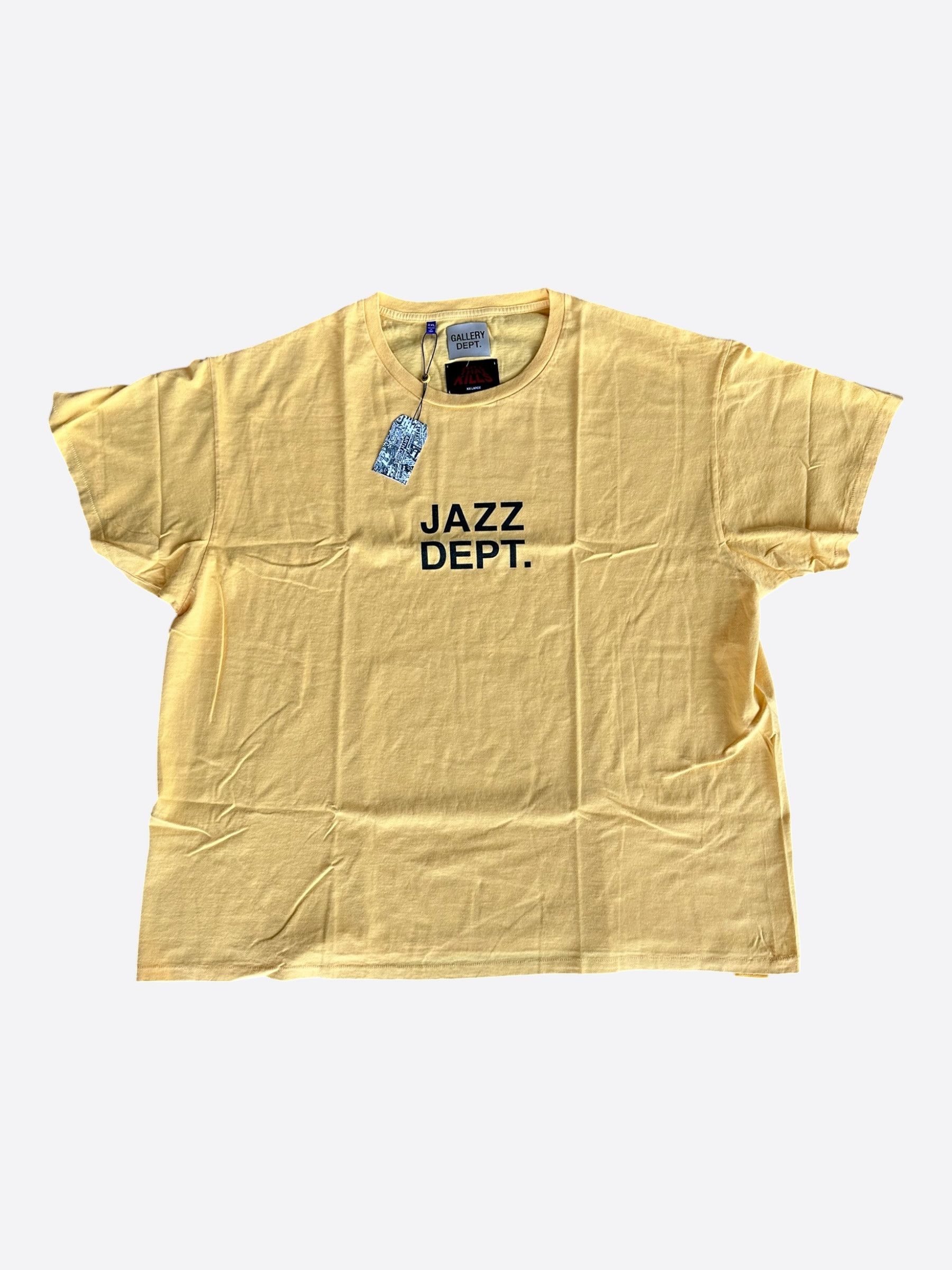 Gallery Dept. Gallery Dept Yellow ATK Jazz Dept Logo T-Shirt Size US M / EU 48-50 / 2 - 1 Thumbnail