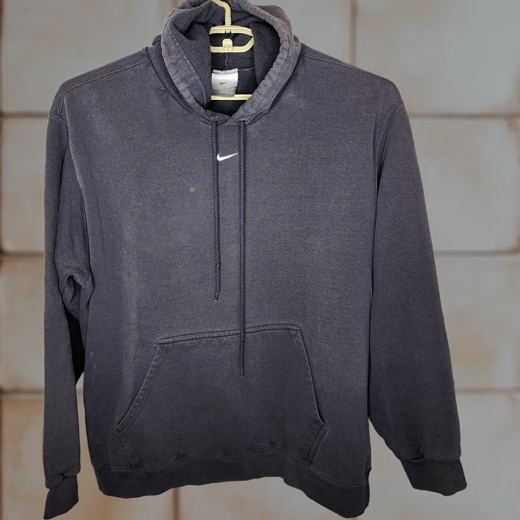 Nike Nike Hoodie Mens 4XL Gray Pullover Swoosh Pocket Crew Neck Fleece Winter Oversized Size US XXL / EU 58 / 5 - 1 Thumbnail