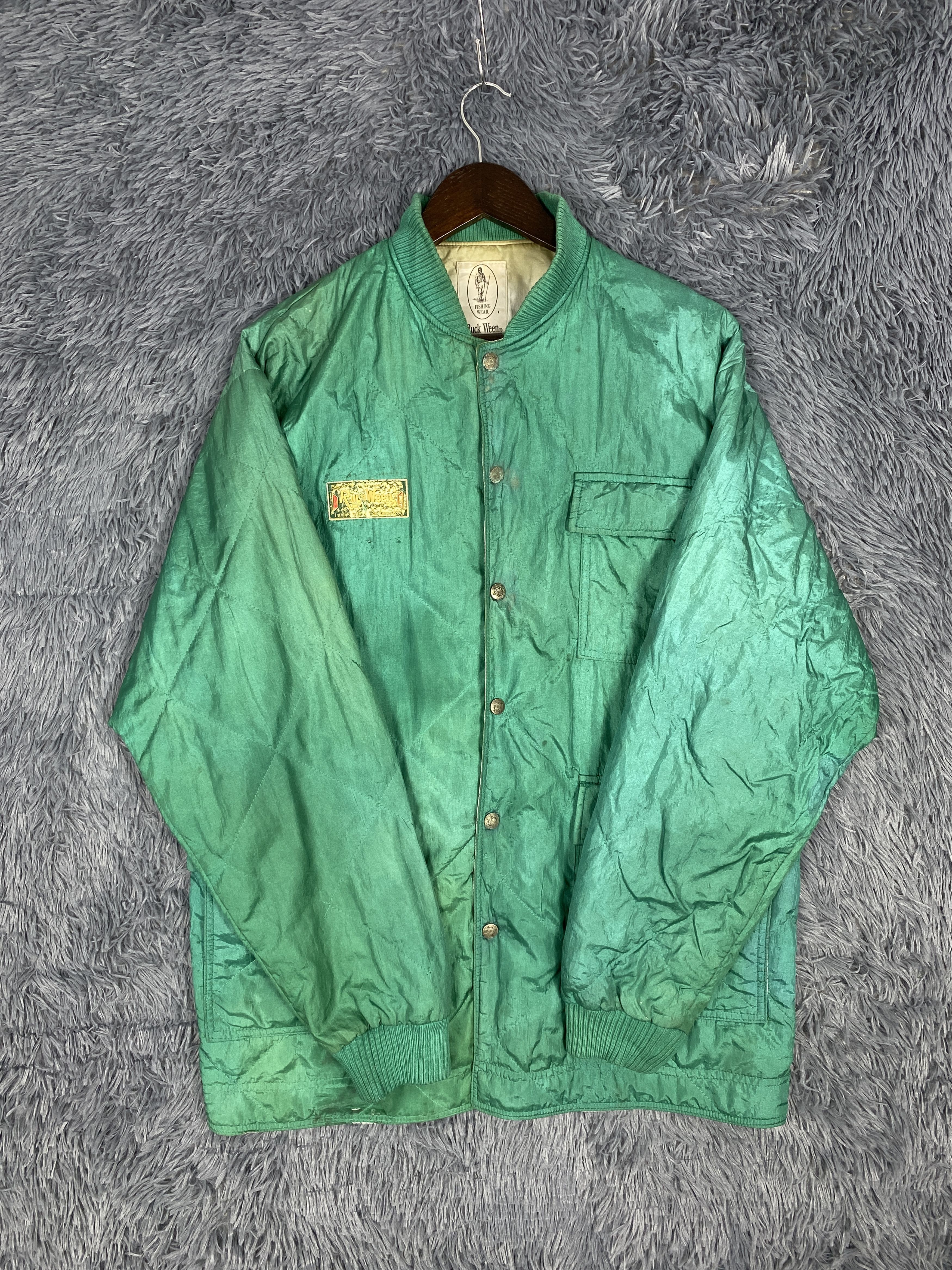 Japanese Brand Vintage Ruck Ween Button Up Fishing Nylon Jacket Size US S / EU 44-46 / 1 - 5 Thumbnail