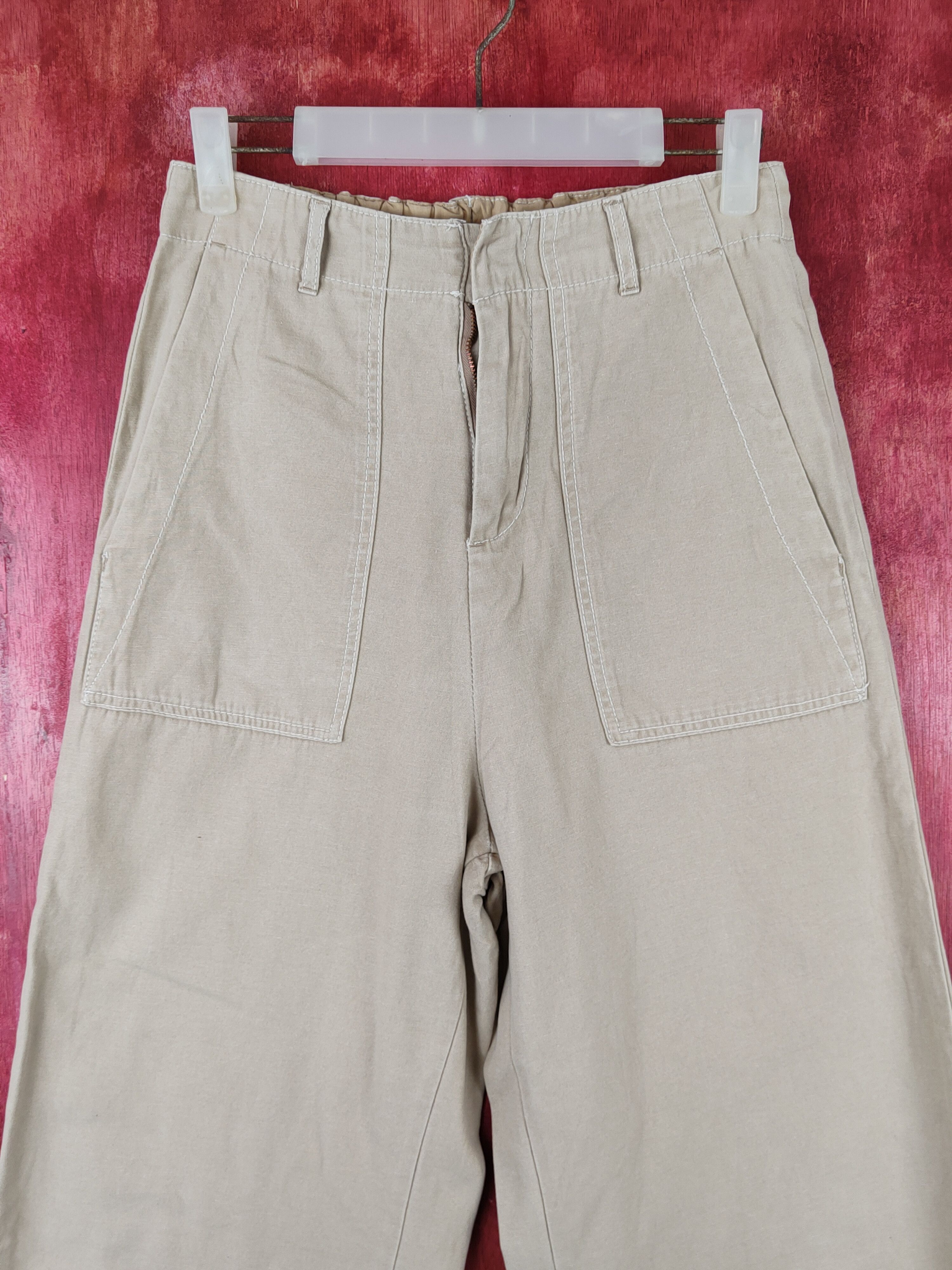 Ciaopanic × Japanese Brand Ciaopanic Typy Beige palazo Casual Pants #S1438 Size 26" / US 2 / IT 38 - 2 Thumbnail