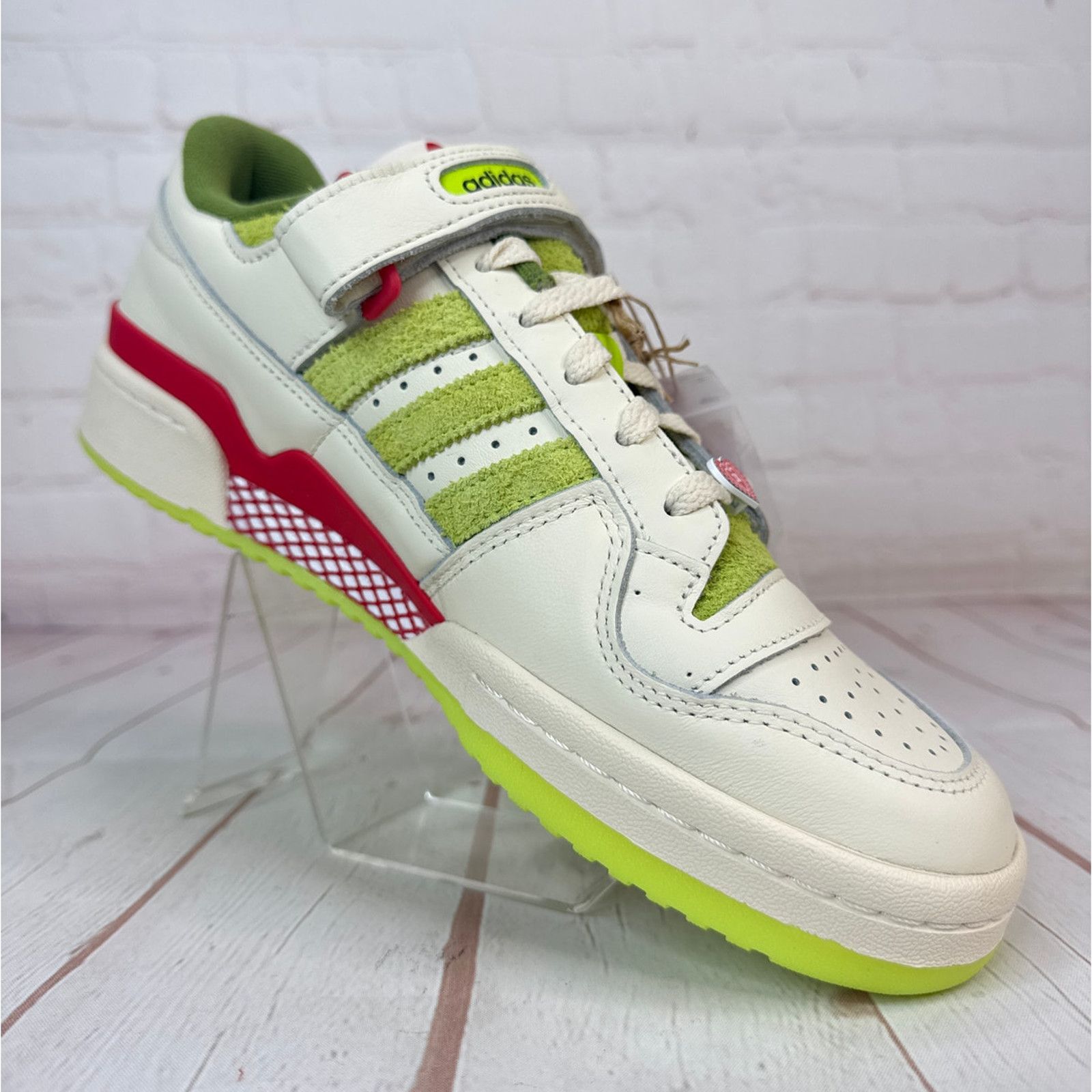 Adidas Adidas Forum Low x The Grinch Shoes M Size 8.5/W Size 9.5 Size US 8.5 / EU 41-42 - 2 Thumbnail