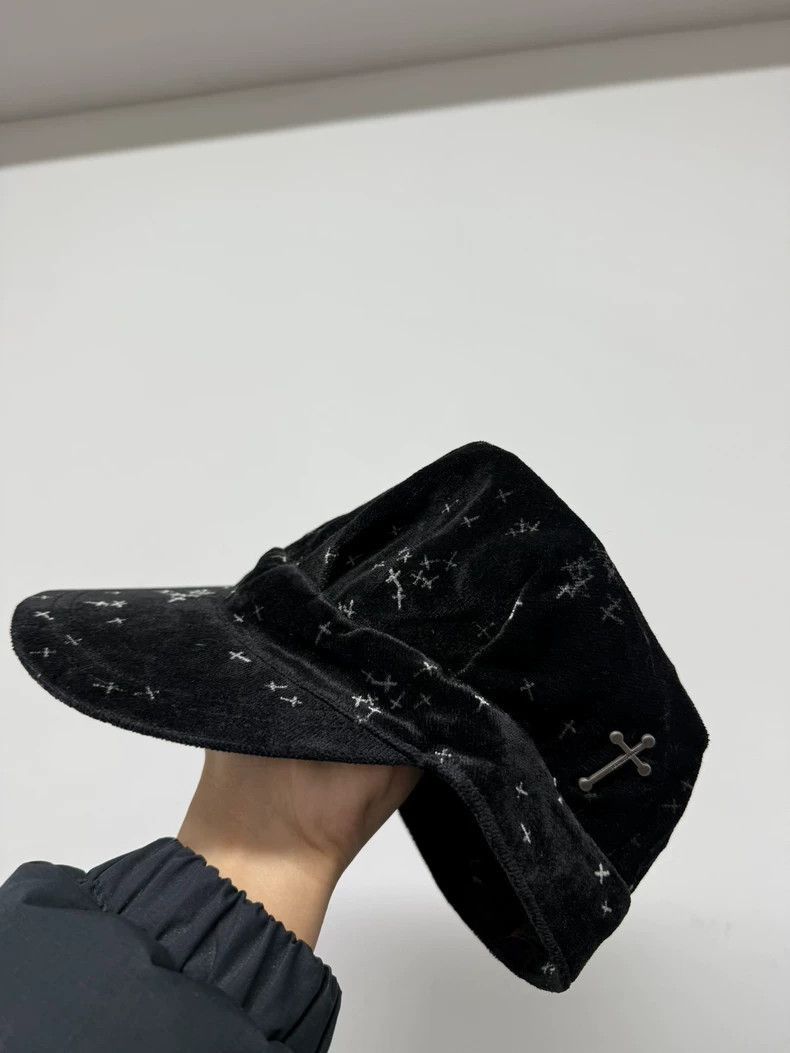 Undercover Velvet Cross Hat by UNDERCOVER Size ONE SIZE - 1 Thumbnail