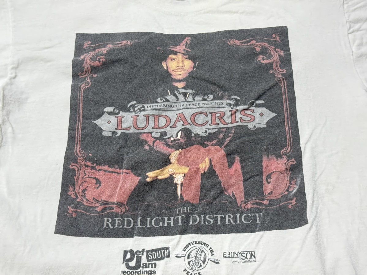 Rap Tees Vintage 2000s Ludacris Red Light District T Shirt Y2K Size US XL / EU 56 / 4 - 2 Thumbnail