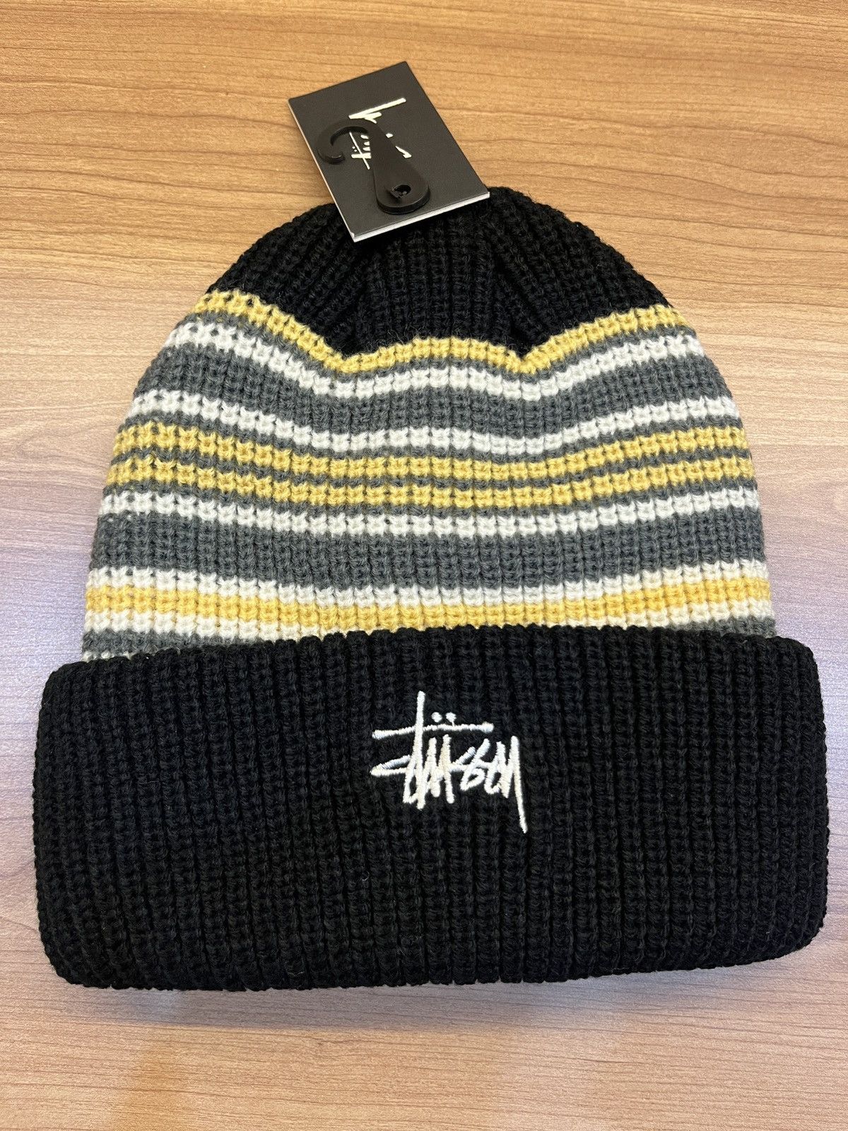 Stussy Stussy striped cuff beanie hat Size ONE SIZE - 1 Thumbnail