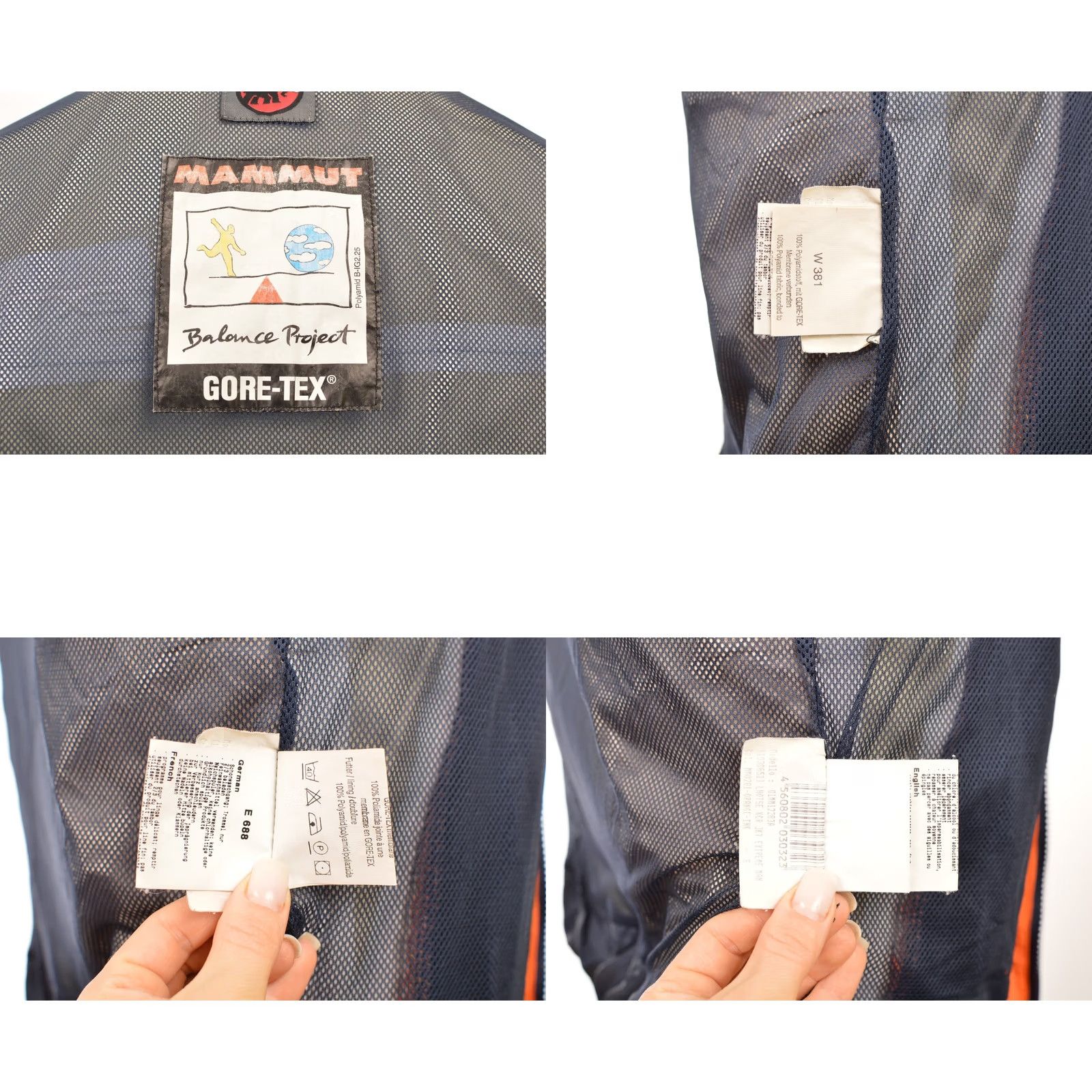 Mammut Mammut Extreme Lhotse XCR Jacket Man Balance Project Gore-Tex Jacket S Orange Windbreaker Mens Size US S / EU 44-46 / 1 - 10 Thumbnail