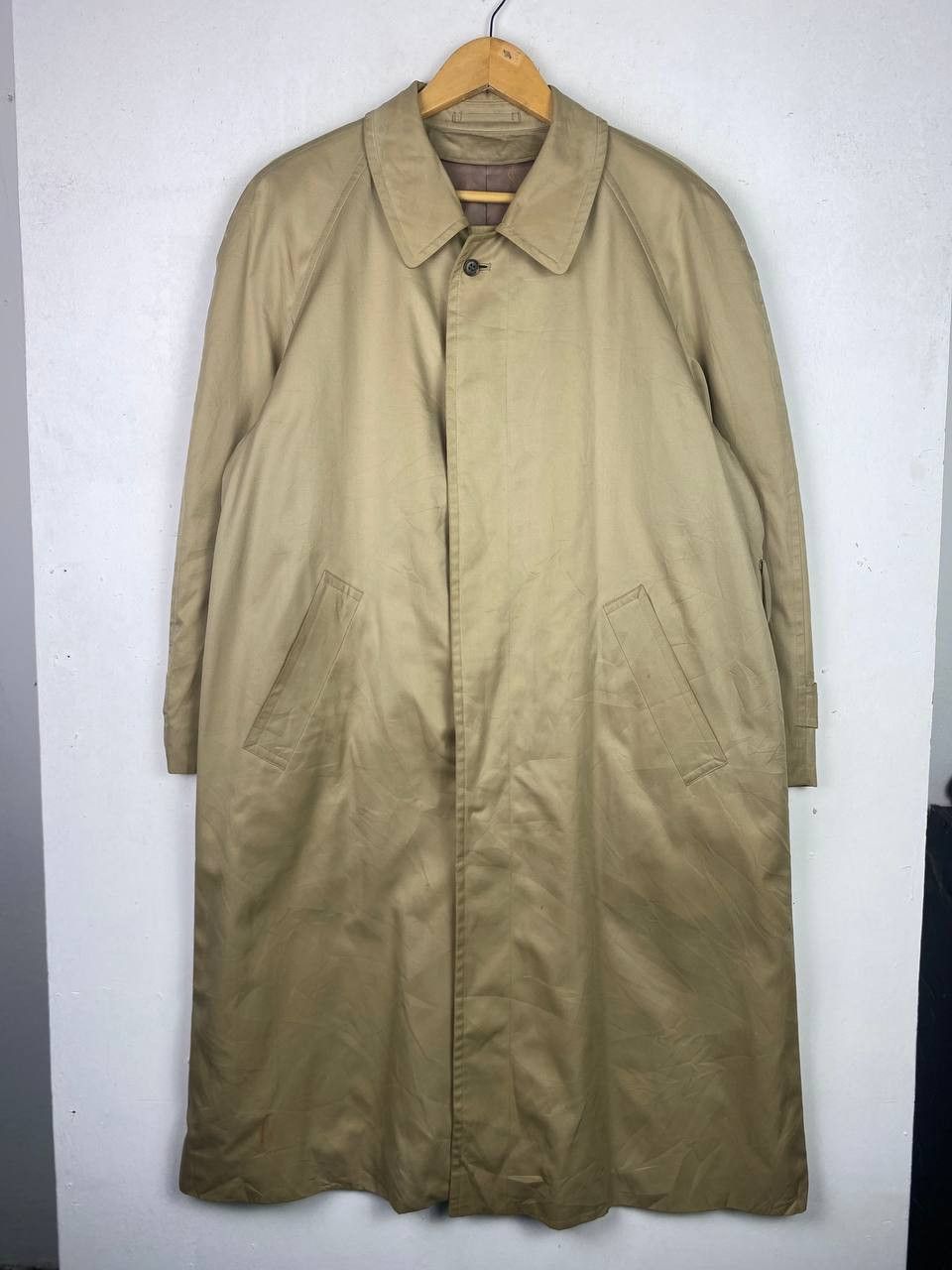 image of YSL Pour Homme x YVES Saint Laurent Diffusion Homme Trenchh Coat in Brown, Men's (Size Large)