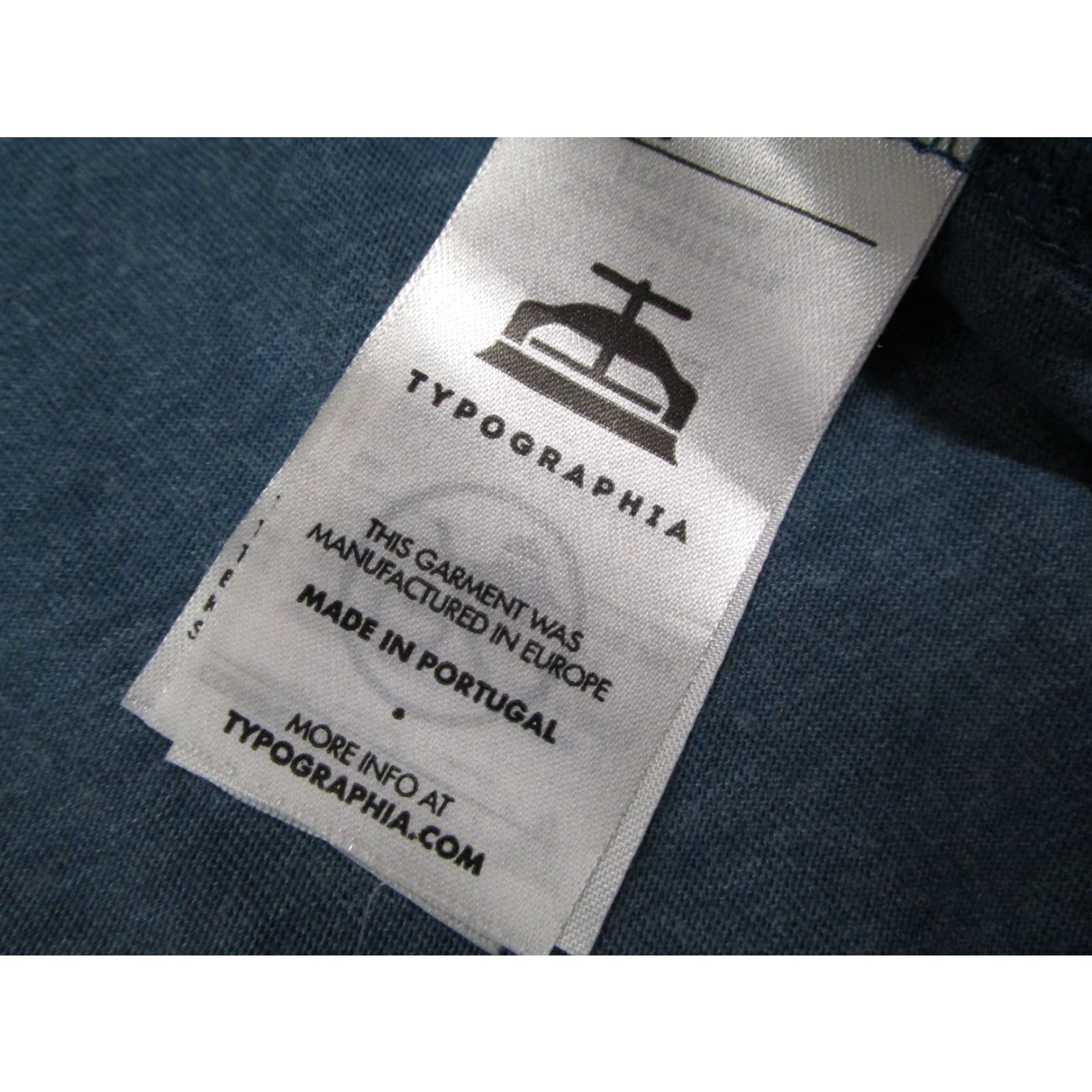 Vintage Typographia Mens Blue Mallorca Graphic T-Shirt Old? Size US M / EU 48-50 / 2 - 5 Thumbnail