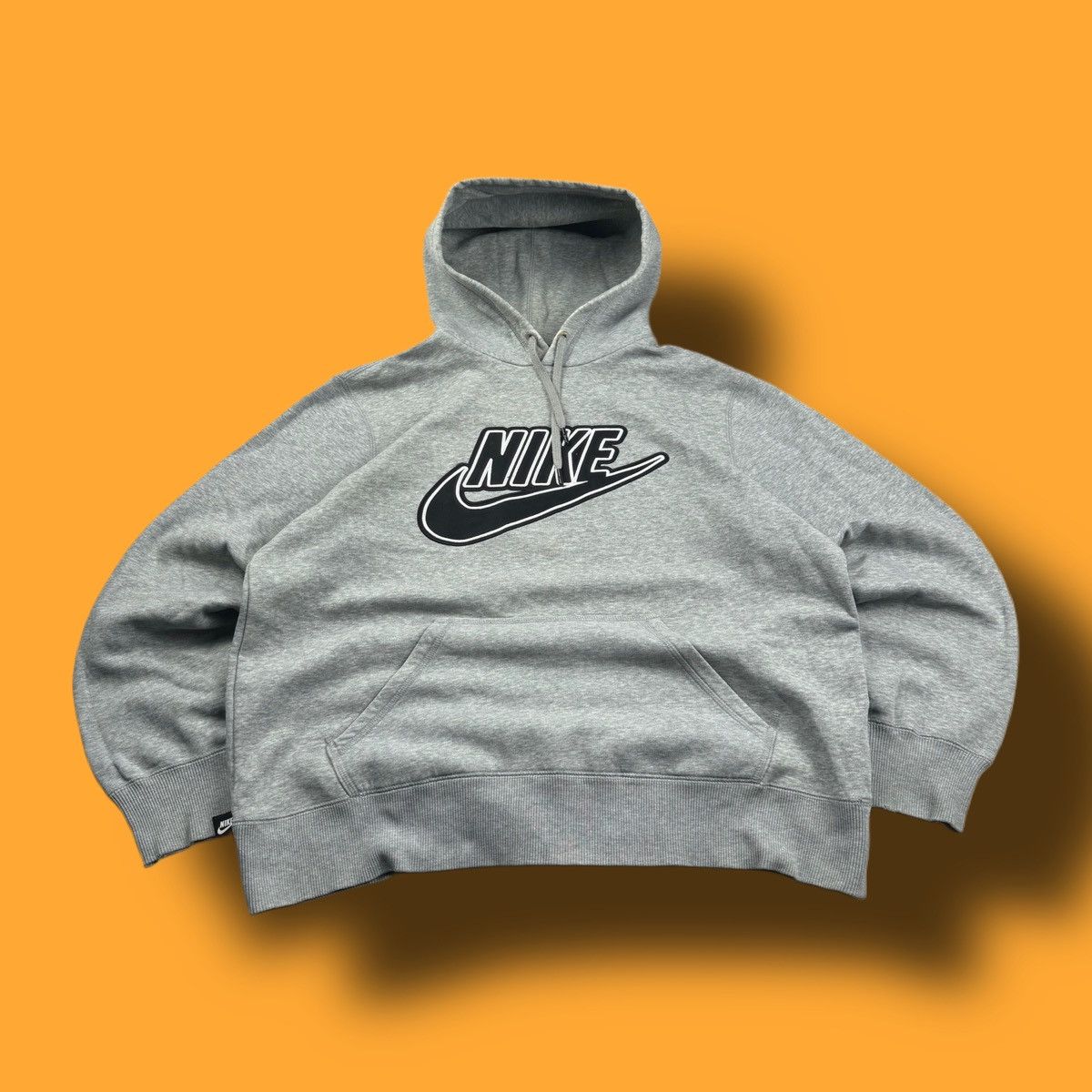 Nike × Vintage NIKE VINTAGE CENTER LOGO OVERSIZE BOXY HOODIE Size US L / EU 52-54 / 3 - 1 Thumbnail