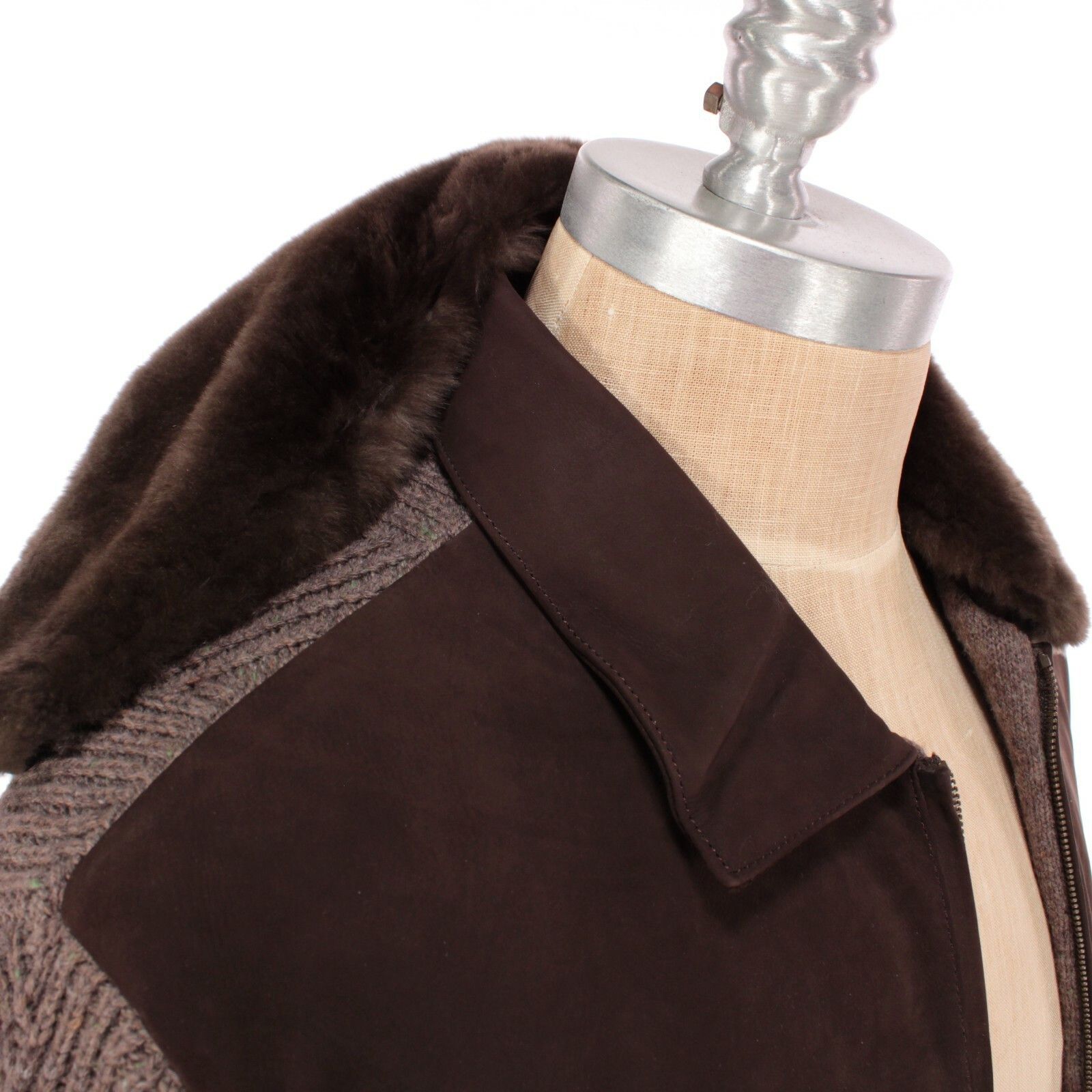 Luciano Barbera Luciano Barbera Jacket Size XL US In Brown Wool Blend Size US XL / EU 56 / 4 - 5 Thumbnail