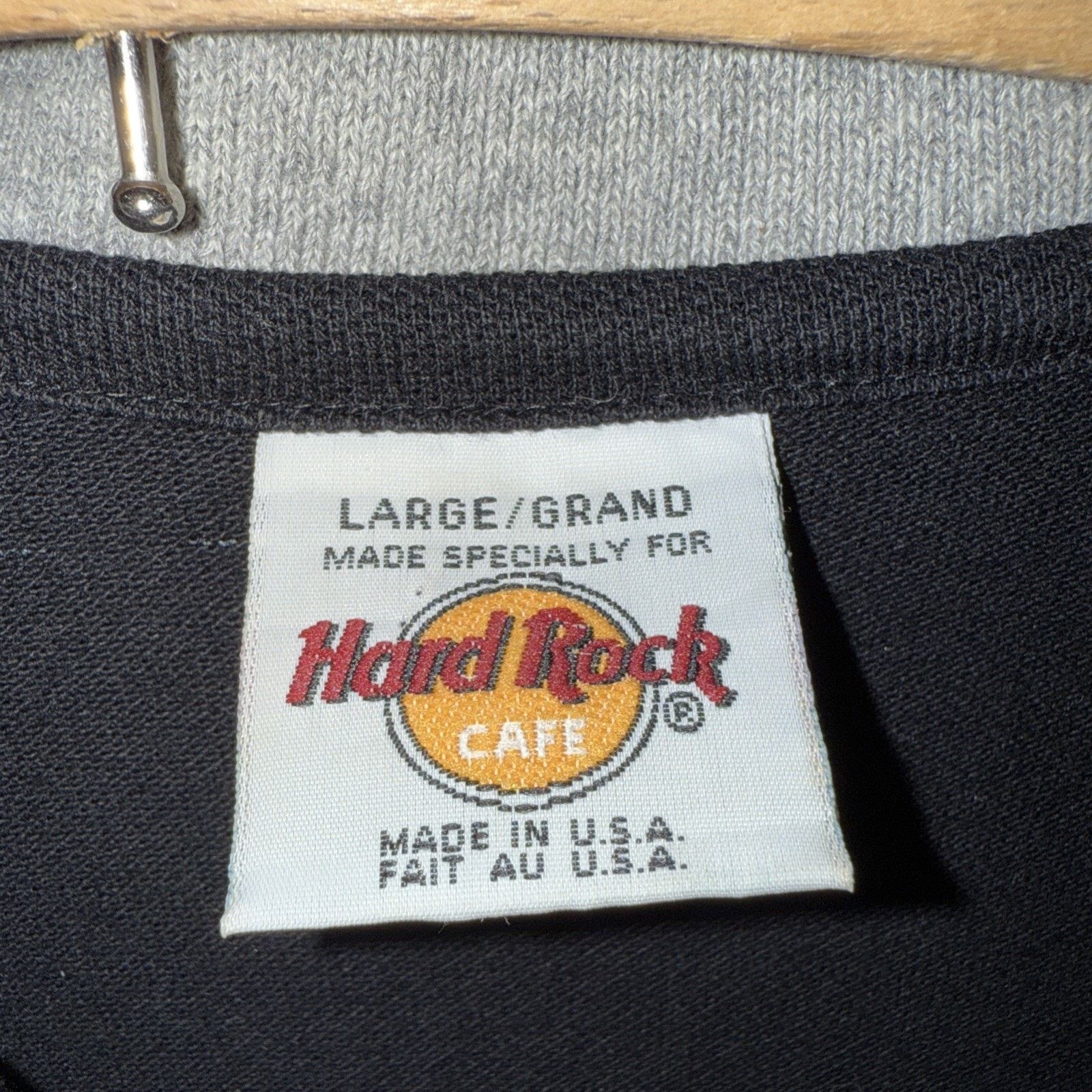 Hard Rock Cafe Vintage Hard Rock Cafe Niagara Falls Black Polo Y2K Sz Large Size US L / EU 52-54 / 3 - 3 Thumbnail