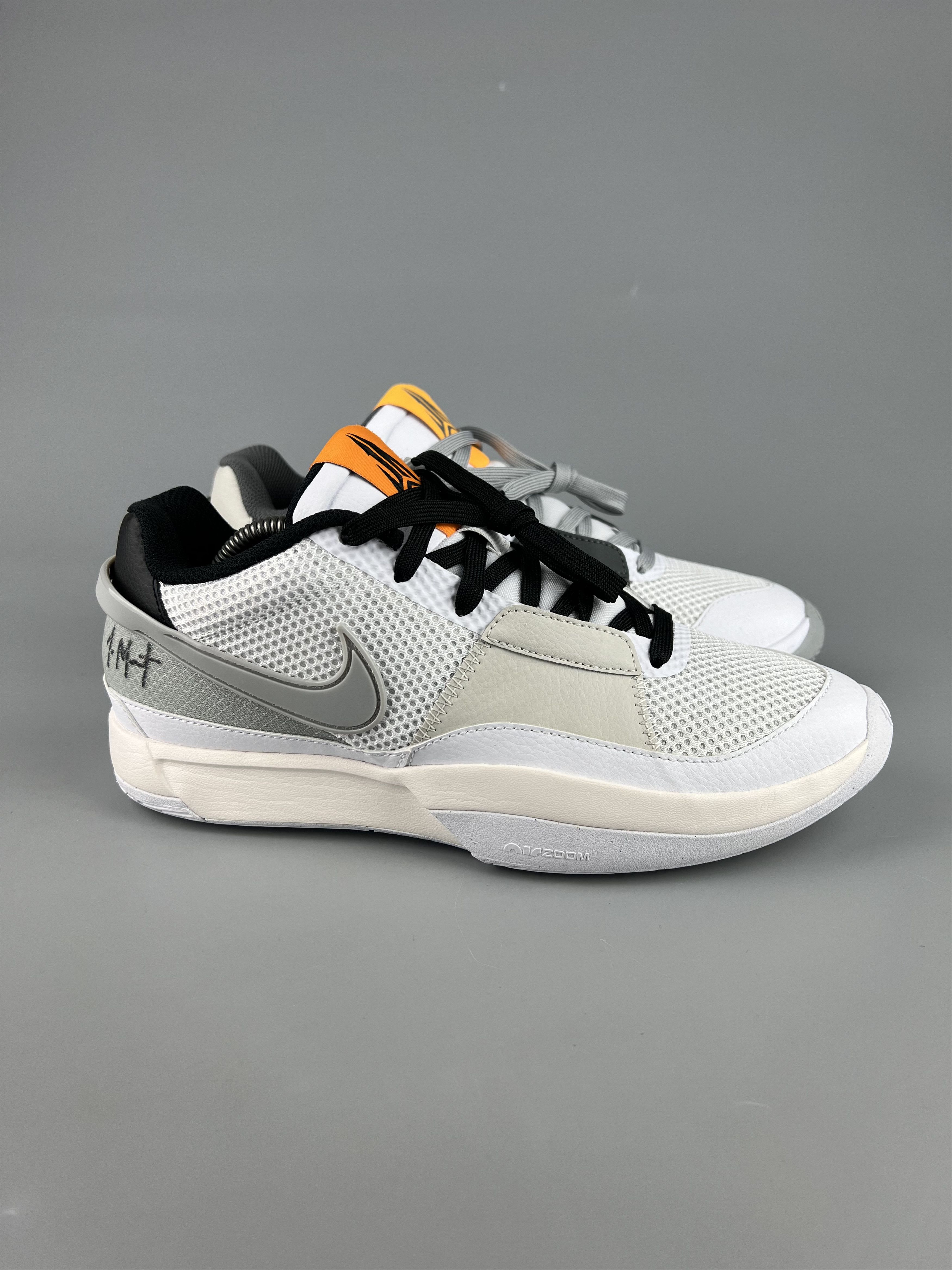 Nike Nike Ja 1 White Light Smoke Grey Basketball Shoes Size US 8 / EU 41 - 1 Thumbnail