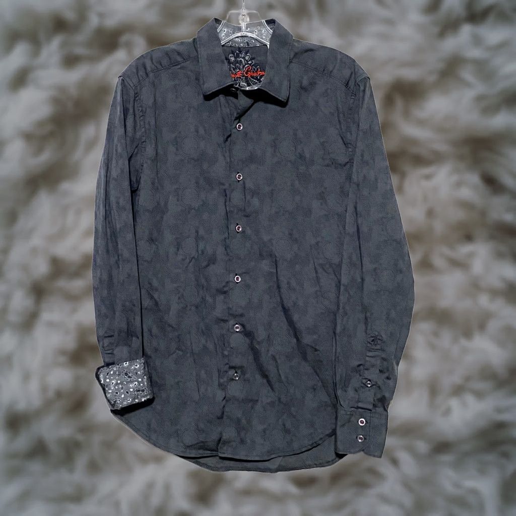 Robert Graham Robert Graham Sutton Paisley Gray Button Shirt Men S Classic Fit Casual, Workwear, Preppy, Luxury Size US S / EU 44-46 / 1 - 1 Thumbnail
