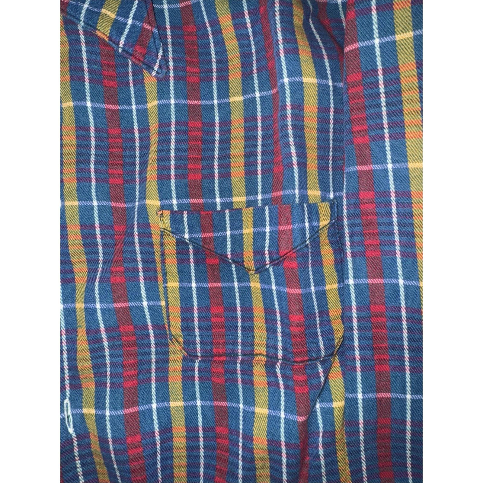 Sears × Vintage 70s Madras Plaid Popover Shirt L Pullover Button Down 23x28 Size US XL / EU 56 / 4 - 5 Thumbnail