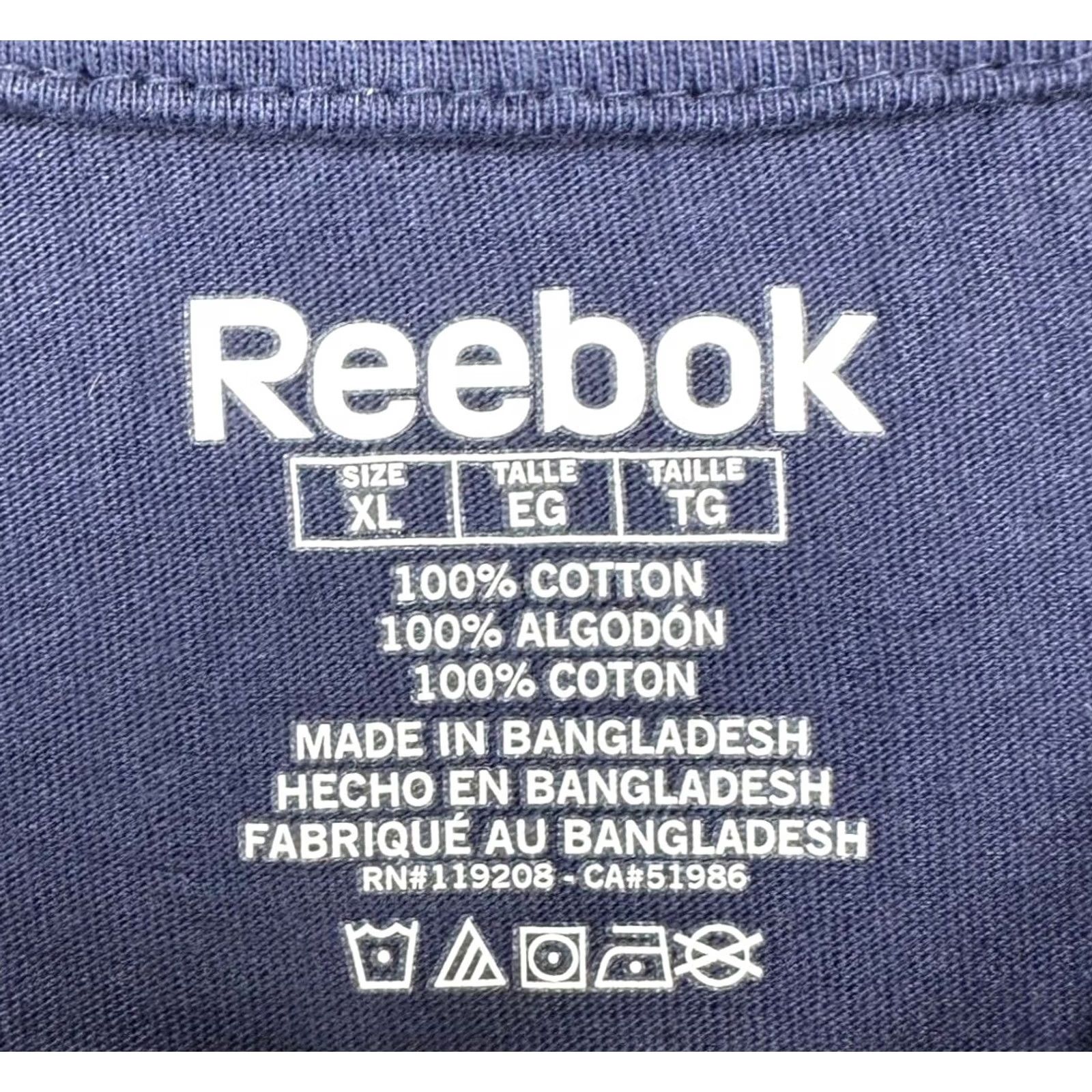 Reebok New England Patriots Shirt Adult XL Navy NFL Football Tee Crew Neck Mens Reebok Size US XL / EU 56 / 4 - 4 Thumbnail