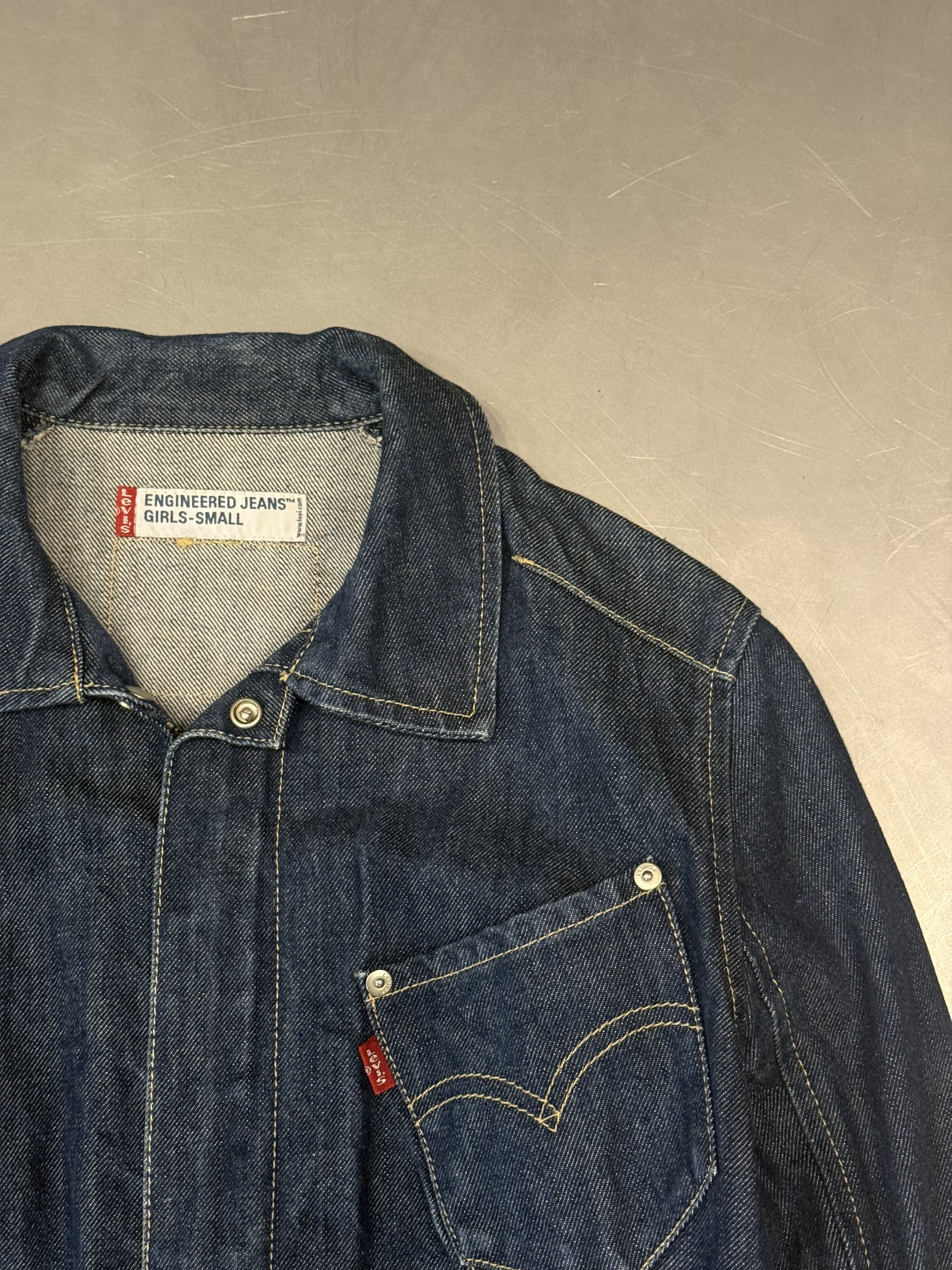 Levi's Levi's Engineered y2k asymmetric denim jacket Size S / US 4 / IT 40 - 5 Thumbnail