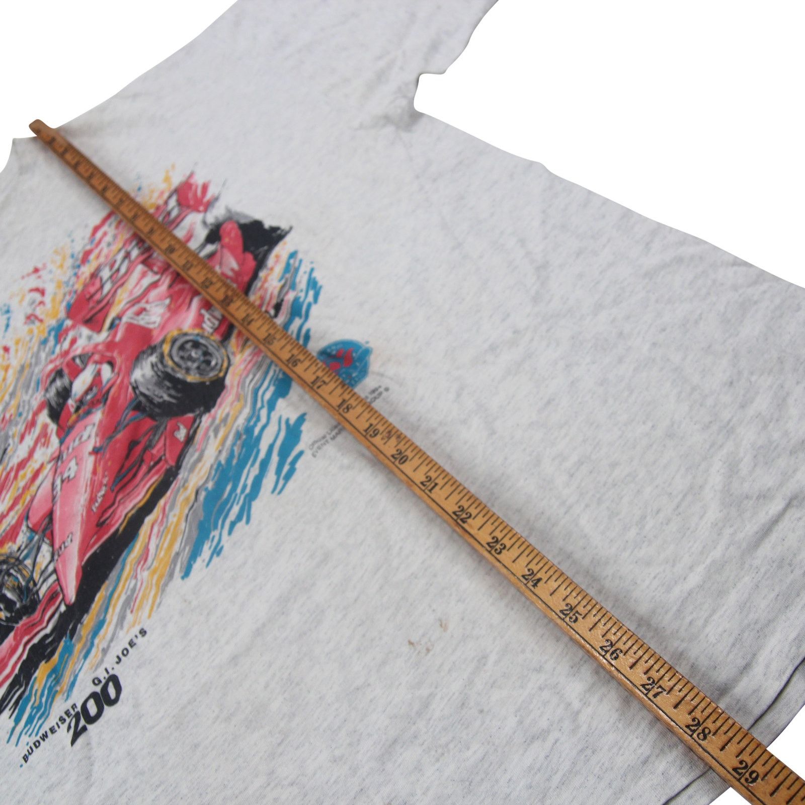 Budweiser × Vintage Vintage Budweiser G.I. Joe 200 Indie Racing Graphic T Shirt Size US XL / EU 56 / 4 - 7 Thumbnail