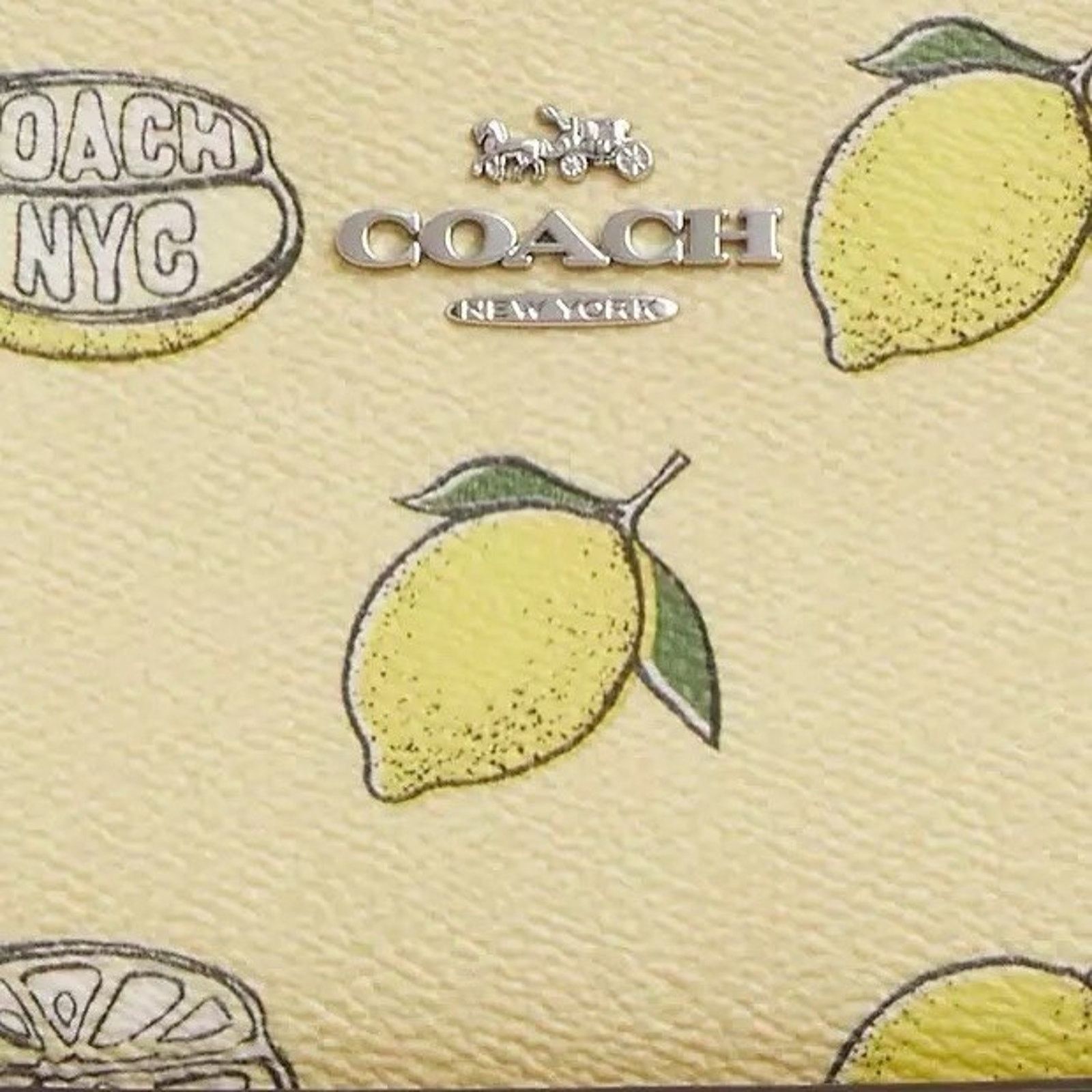 Coach NWT Coach Teri Mini Crossbody Bag Signature Lemon CAL21 Size ONE SIZE - 10 Thumbnail