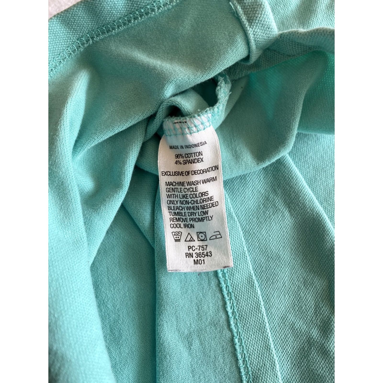 Izod IZOD Polo Shirt Women’s M Green Polyester & Spandex Activewear Golf Top / 18-2 Size M / US 6-8 / IT 42-44 - 7 Thumbnail