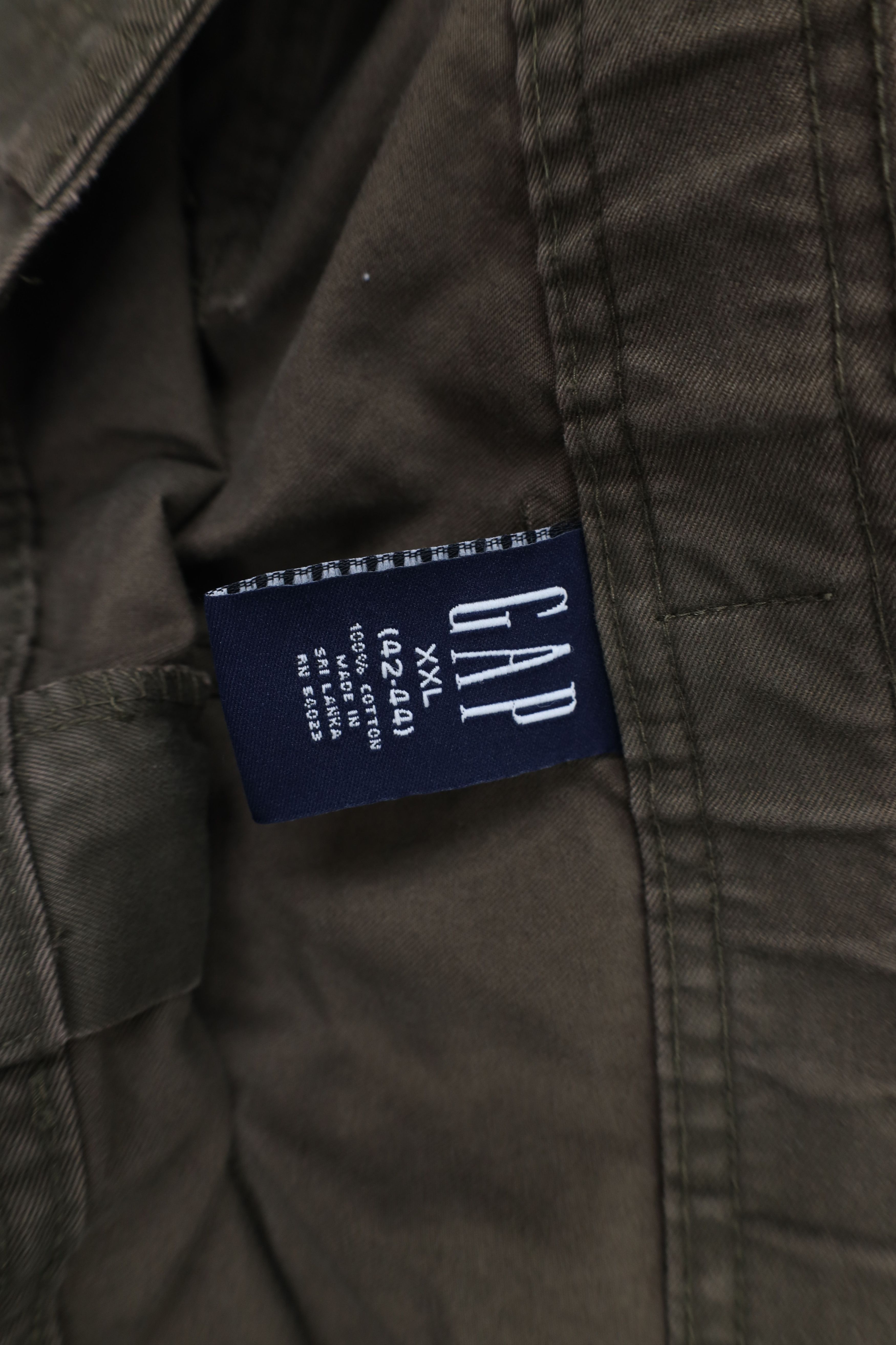 Gap × Vintage Vintage 90s Y2K Gap Wide Leg Big Pocket Cargo Pants Breen Size US 40 / EU 56 - 6 Thumbnail