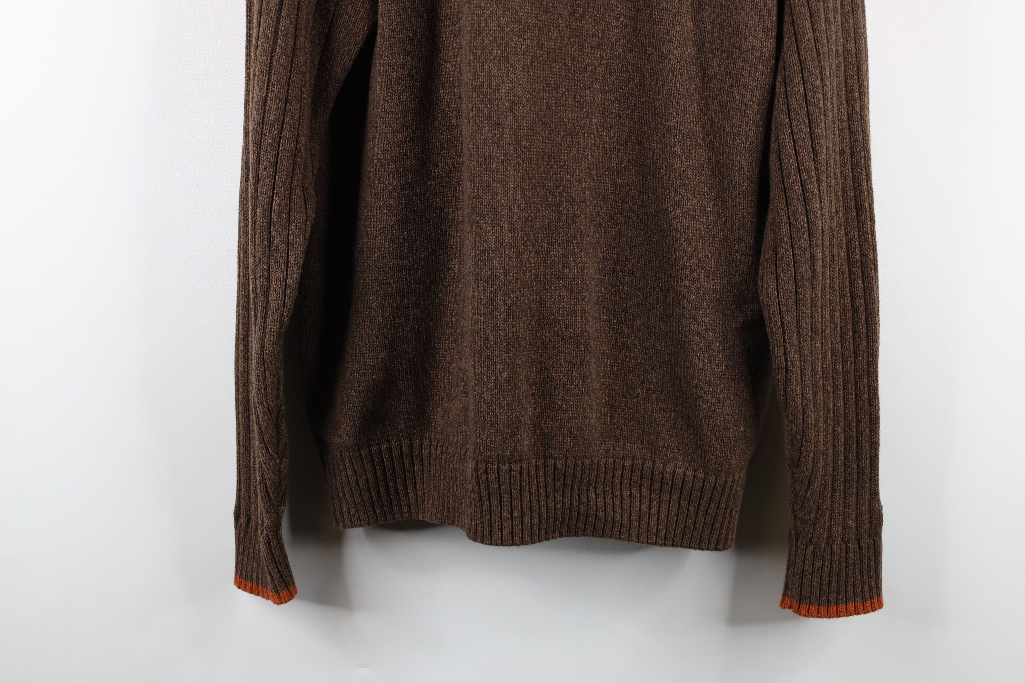 Columbia × Vintage Vintage 90s Y2K Columbia Ribbed Half Zip Pullover Sweater Size US L / EU 52-54 / 3 - 3 Thumbnail