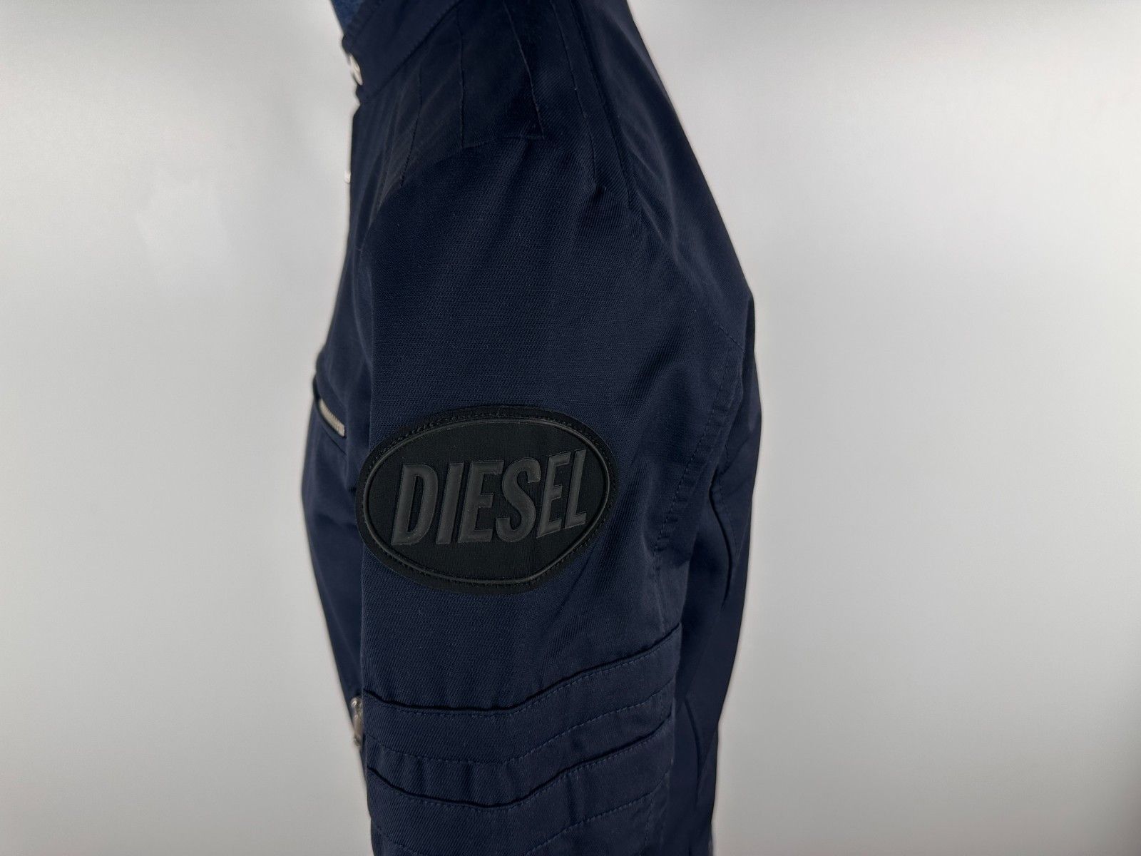 Diesel Diesel Glory Bikers Jacket Light Padded Size S Navy Size US S / EU 44-46 / 1 - 5 Thumbnail