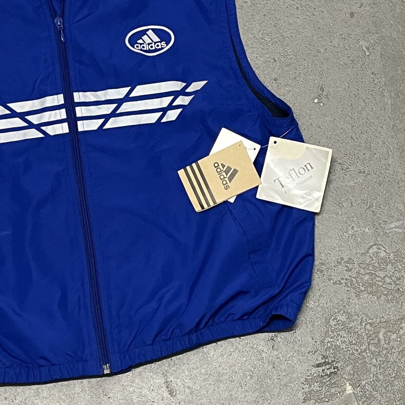 Adidas WMNS Vintage 2000’s Adidas Running Vest Y2K 3M Blue BNWT Lrg Size L / US 10 / IT 46 - 5 Thumbnail