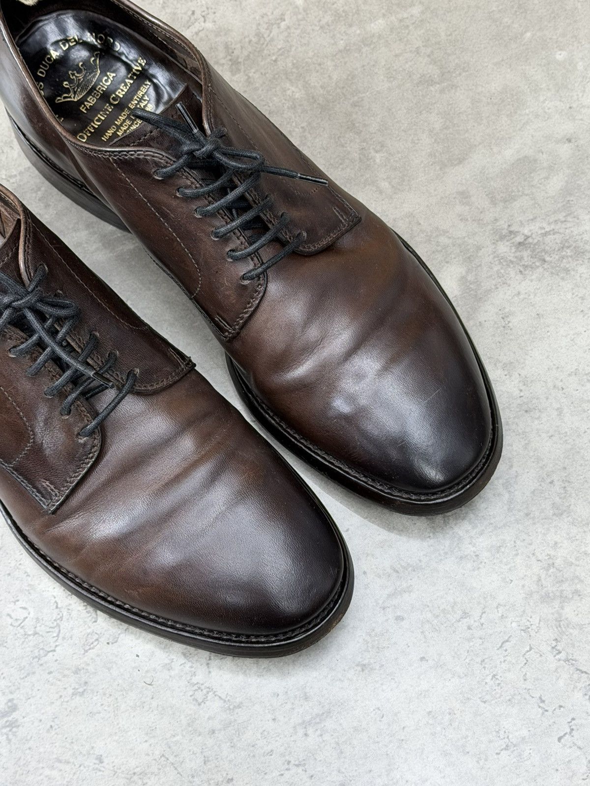 Officine Creative Officine Creative Brown Leather Lace Up Shoes Size 42 Size US 9 / EU 42 - 7 Thumbnail
