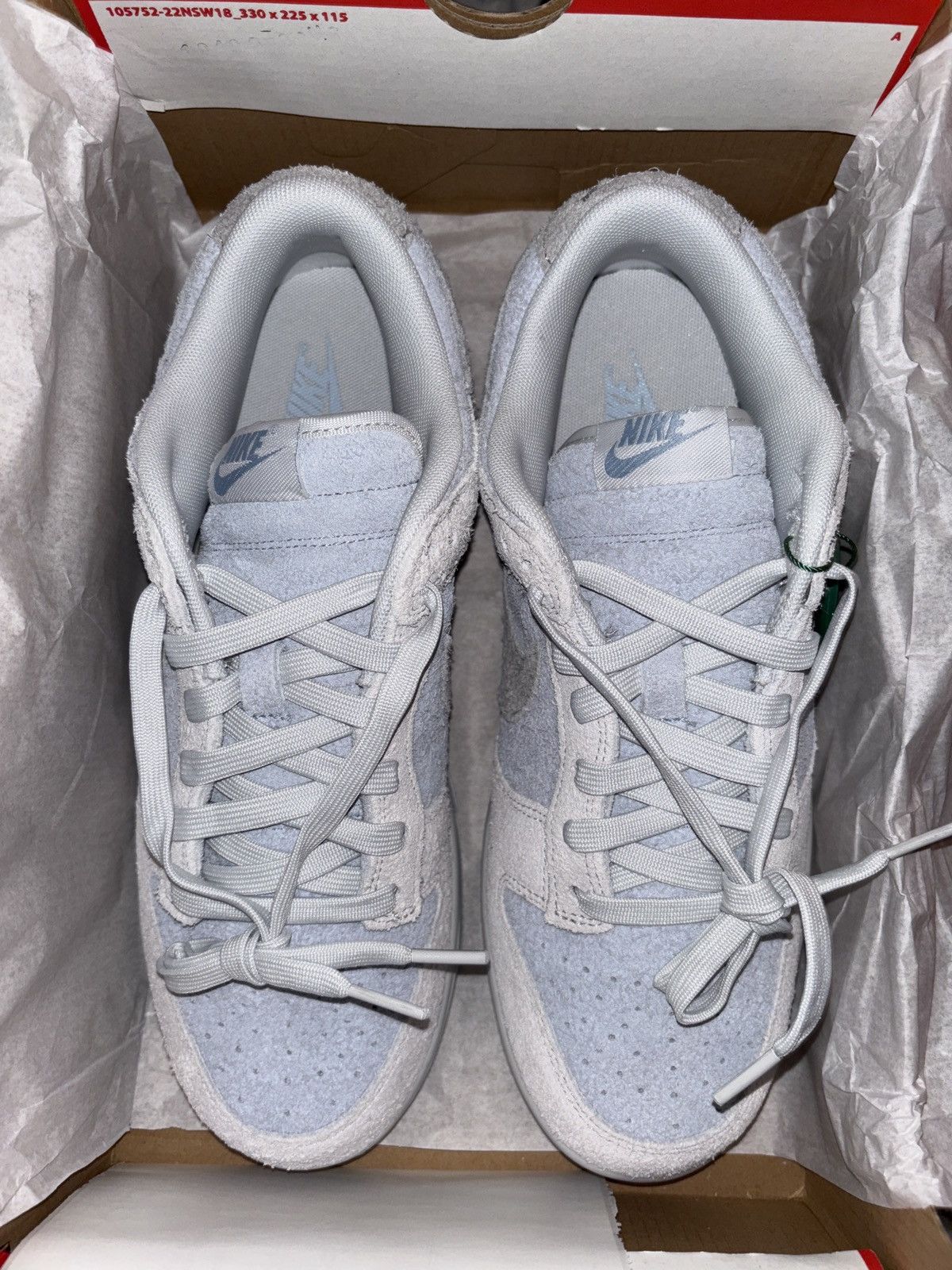 Nike Nike Dunk Low Light Armory Blue Photon Dust Women’s Size US 11 / IT 41 - 4 Thumbnail