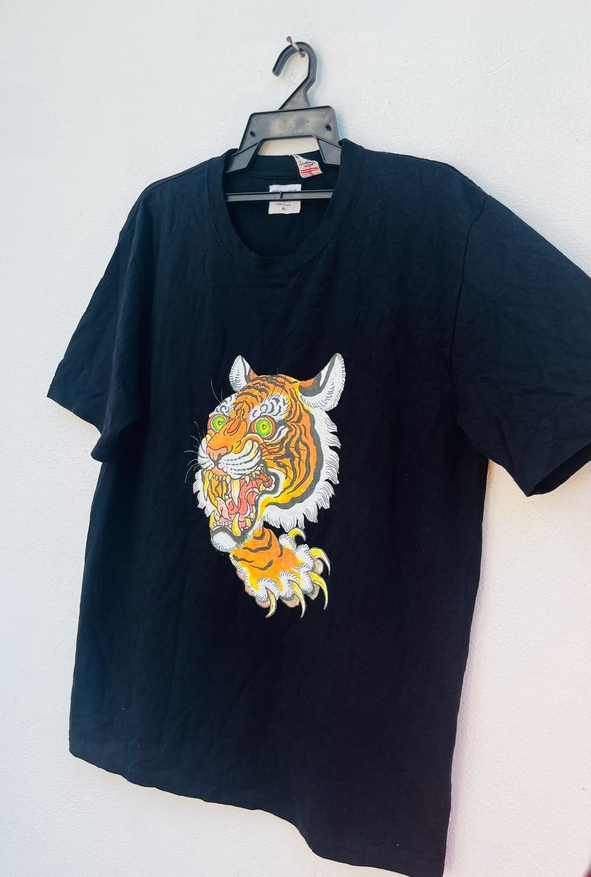 Japanese Brand × Wacko Maria Vintage Wakco Maria Tiger Head Big Logo Fashion Style Size US XL / EU 56 / 4 - 6 Thumbnail