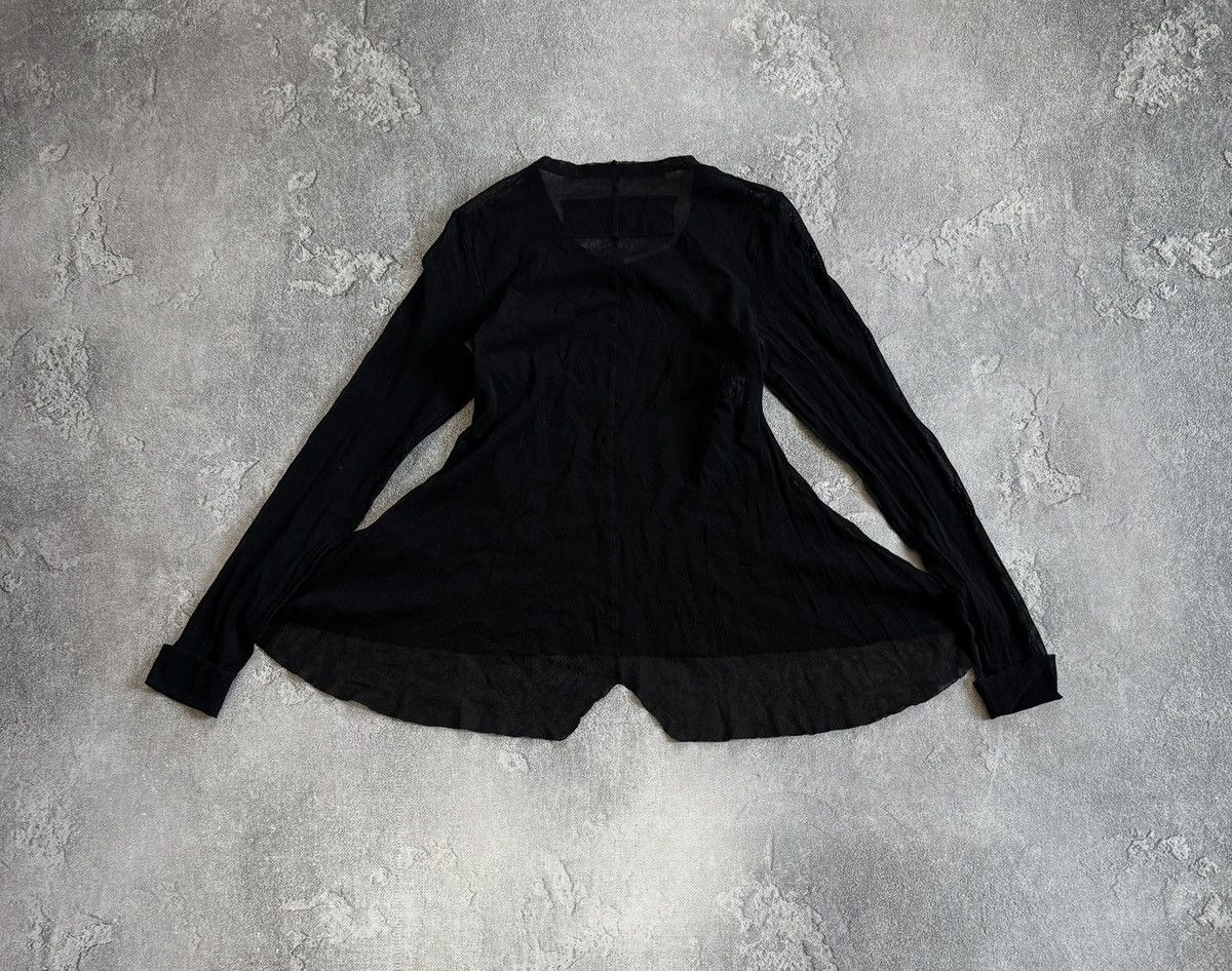 Rundholz Rundholz S/size mesh black dress avantgarde long sleeve y2k Size S / US 4 / IT 40 - 15 Thumbnail