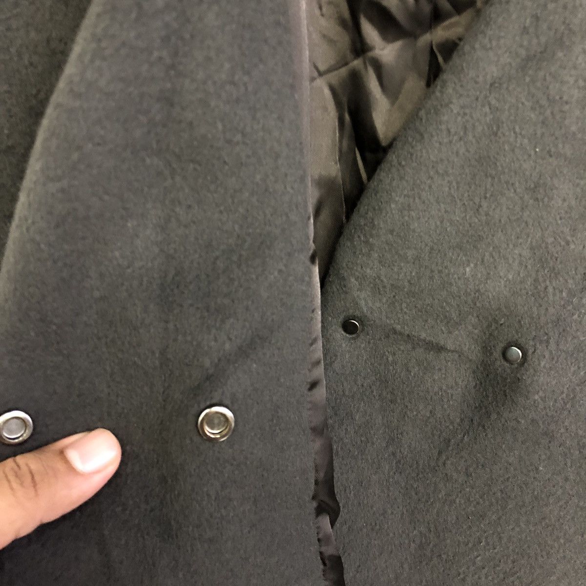 Japanese Brand IENA MANTECO NON-COLLAR WINTER LONG COAT Size XS / US 0-2 / IT 36-38 - 11 Thumbnail