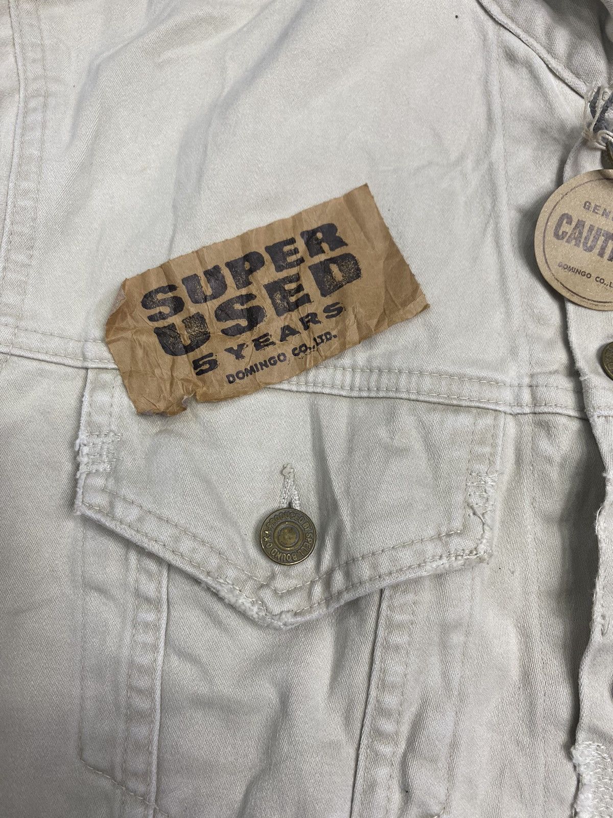 Japanese Brand × Spellbound Vintage distress Spellbound denim jacket Size US S / EU 44-46 / 1 - 3 Thumbnail
