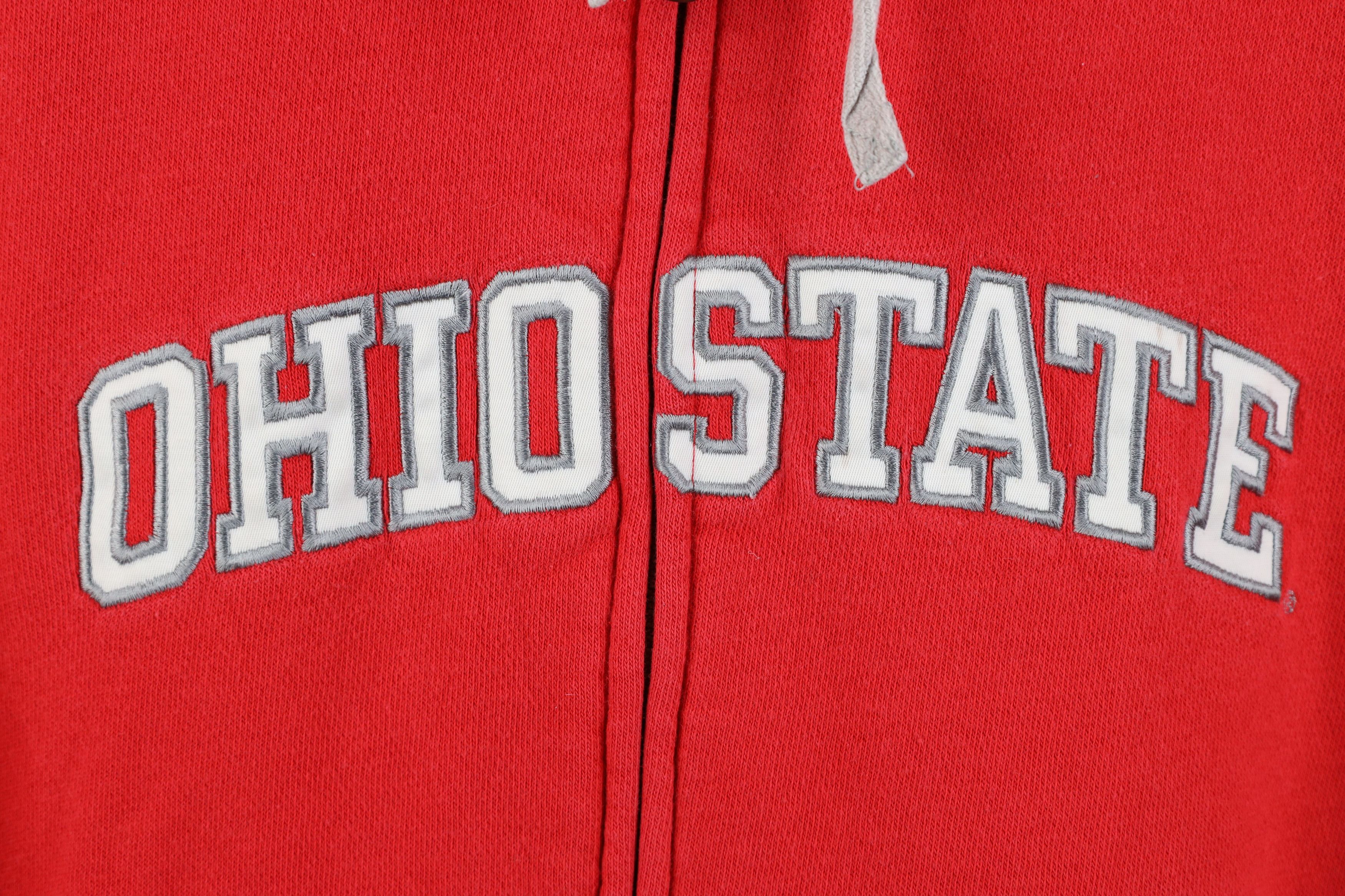 Nike Vintage Y2K Nike Swoosh Ohio State University Zip Hoodie Size XL / US 12-14 / IT 48-50 - 4 Thumbnail