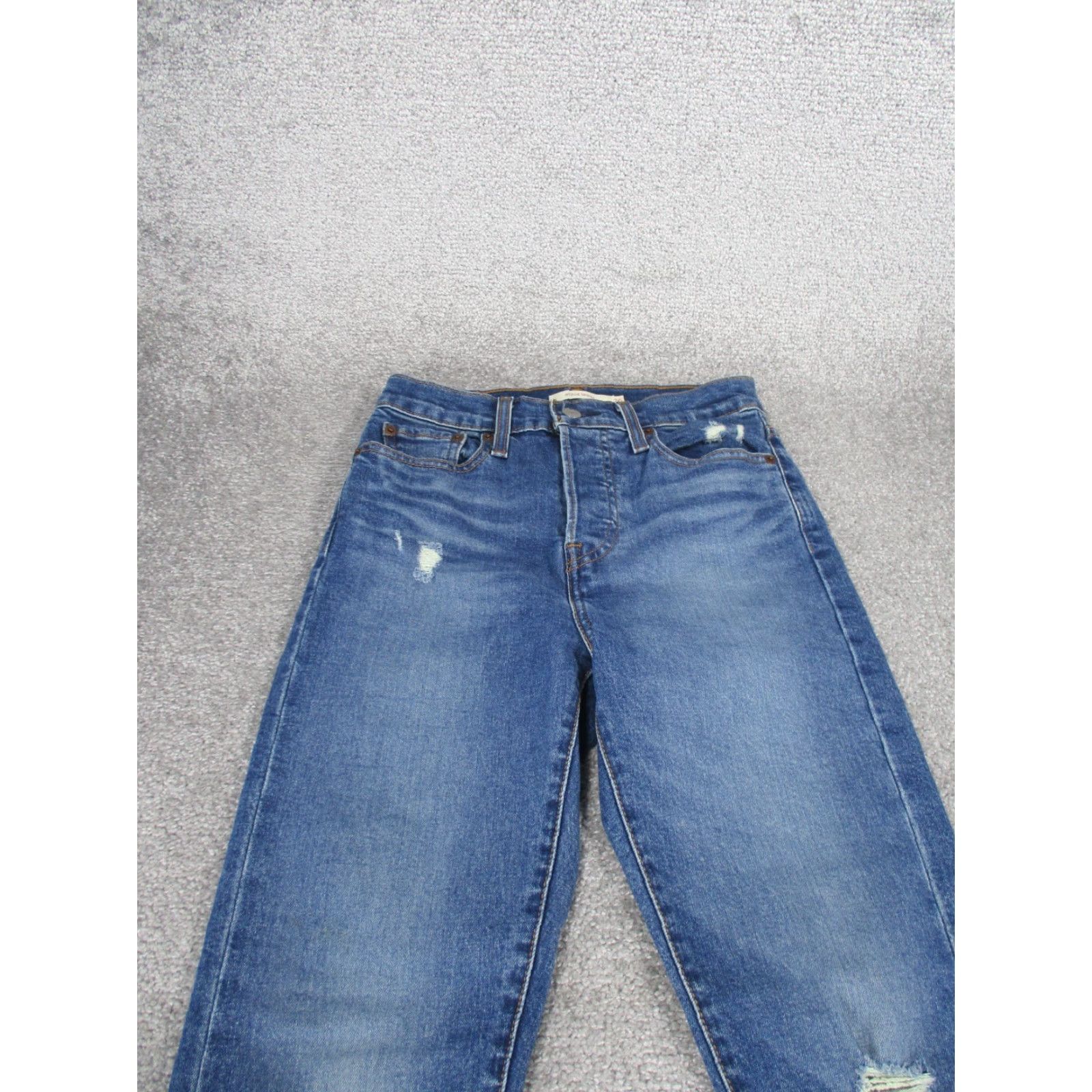 Levi's Levi's Wedgie Skinny Jeans Womens 26 High Rise Blue Medium Wash Denim Size 26" / US 2 / IT 38 - 2 Thumbnail