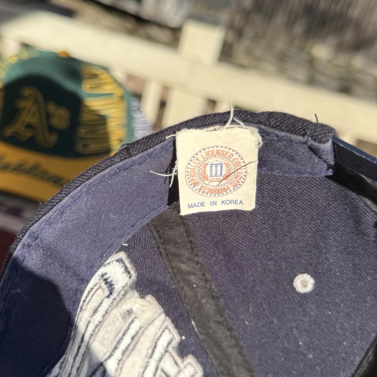 Designer 90s Georgetown University Hat Size ONE SIZE - 8 Thumbnail