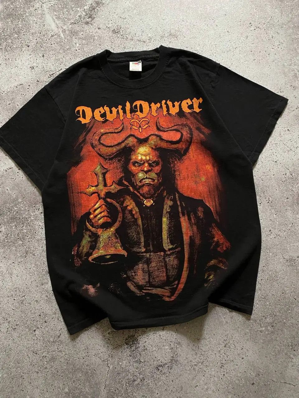 Band Tees VINTAGE DEVIL DRIVER TRASH METAL BAND T SHIRT Size US M / EU 48-50 / 2 - 2 Thumbnail