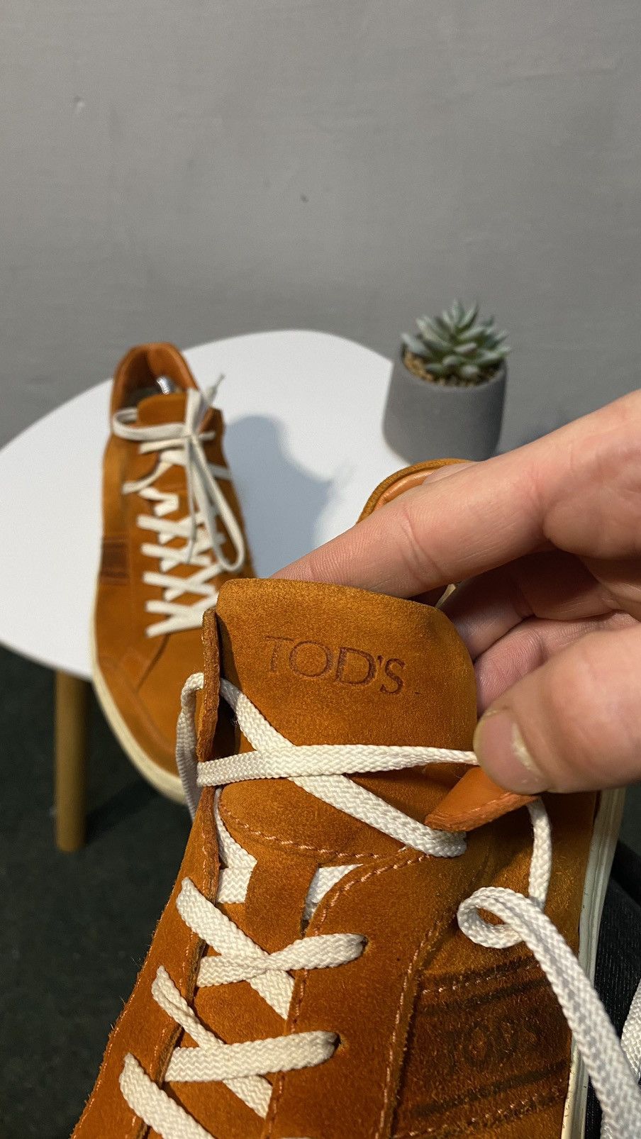 Tod's Tods orange suede sneakers size : 8,5 Size US 8.5 / EU 41-42 - 9 Thumbnail