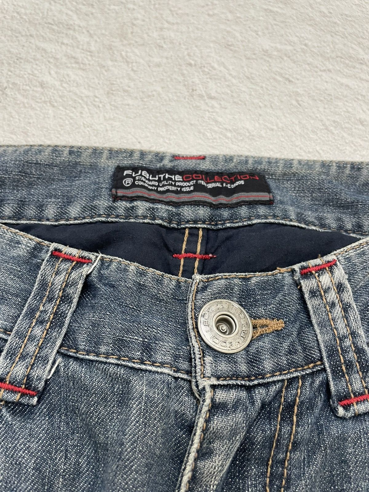 Fubu 2000s Fubu Retro Denim Embroidered Y2K Size US 27 - 5 Thumbnail