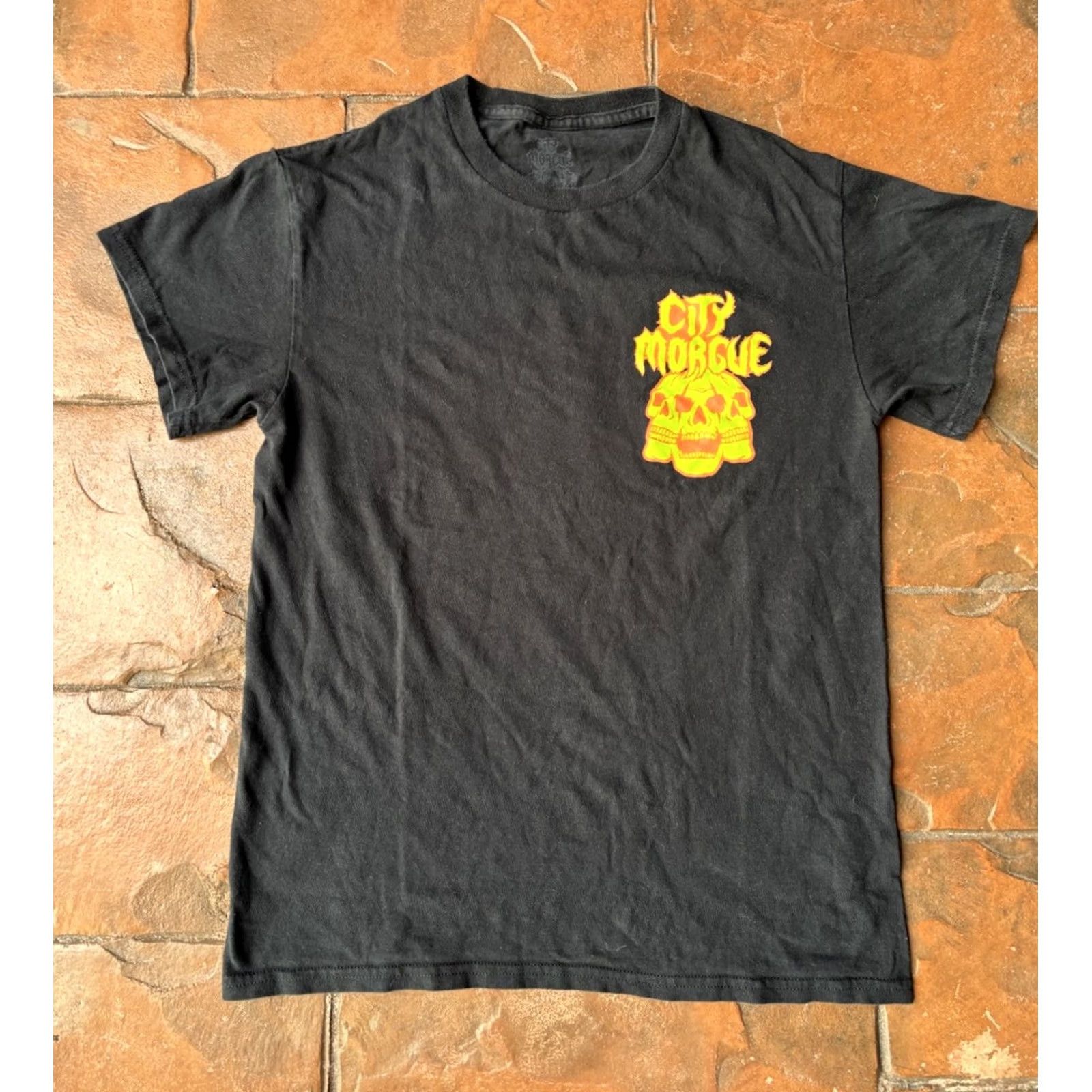Vintage City Morgue Concert Tour T-Shirt Small Graphic Rap Band Tee Streetwear Shirt Men XS? (note: original size conflict) Size US L / EU 52-54 / 3 - 2 Thumbnail