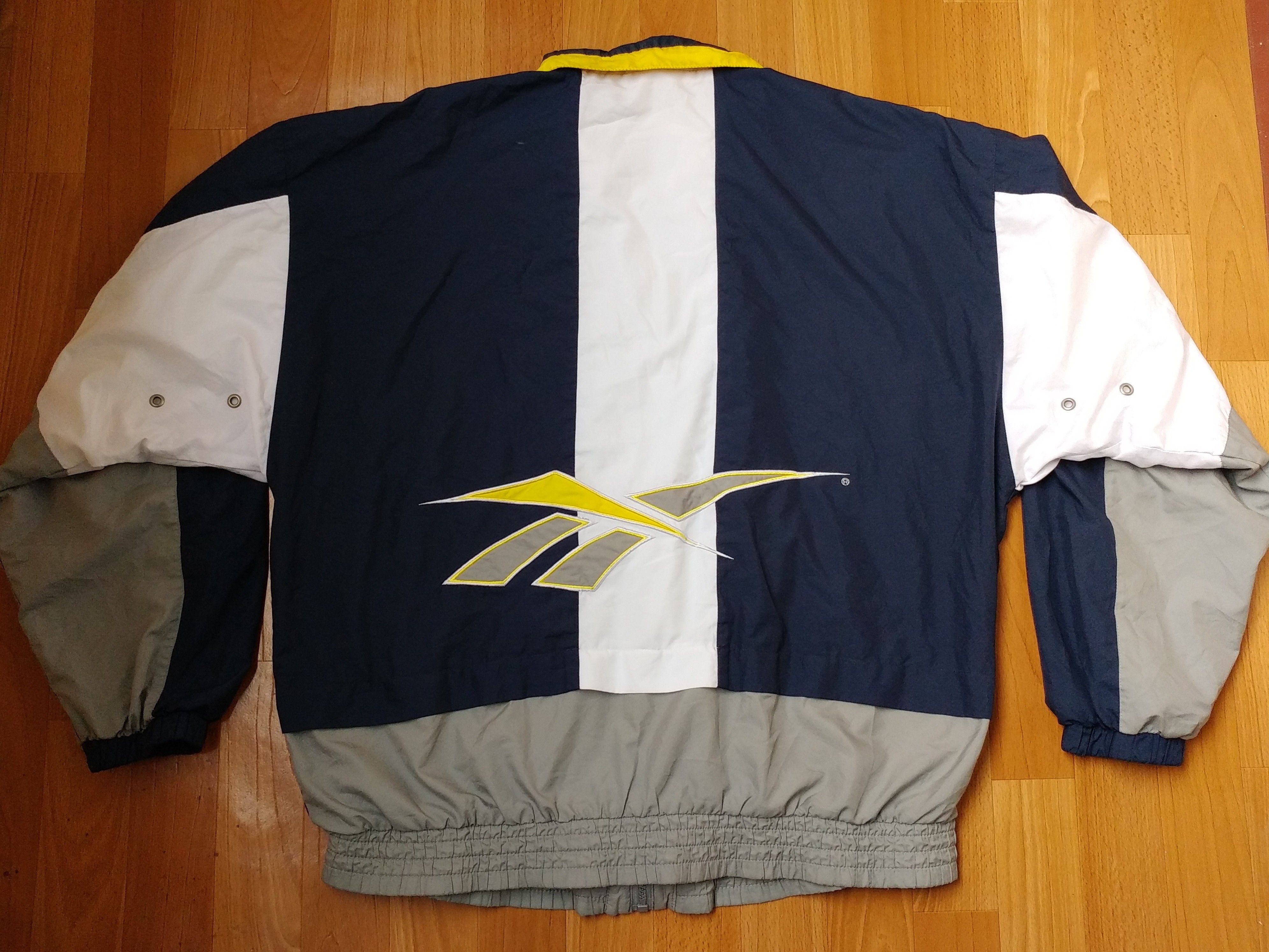 Reebok × Vintage Reebok jacket, vintage full zip RBK track, 90s hip hop M Size US M / EU 48-50 / 2 - 1 Thumbnail